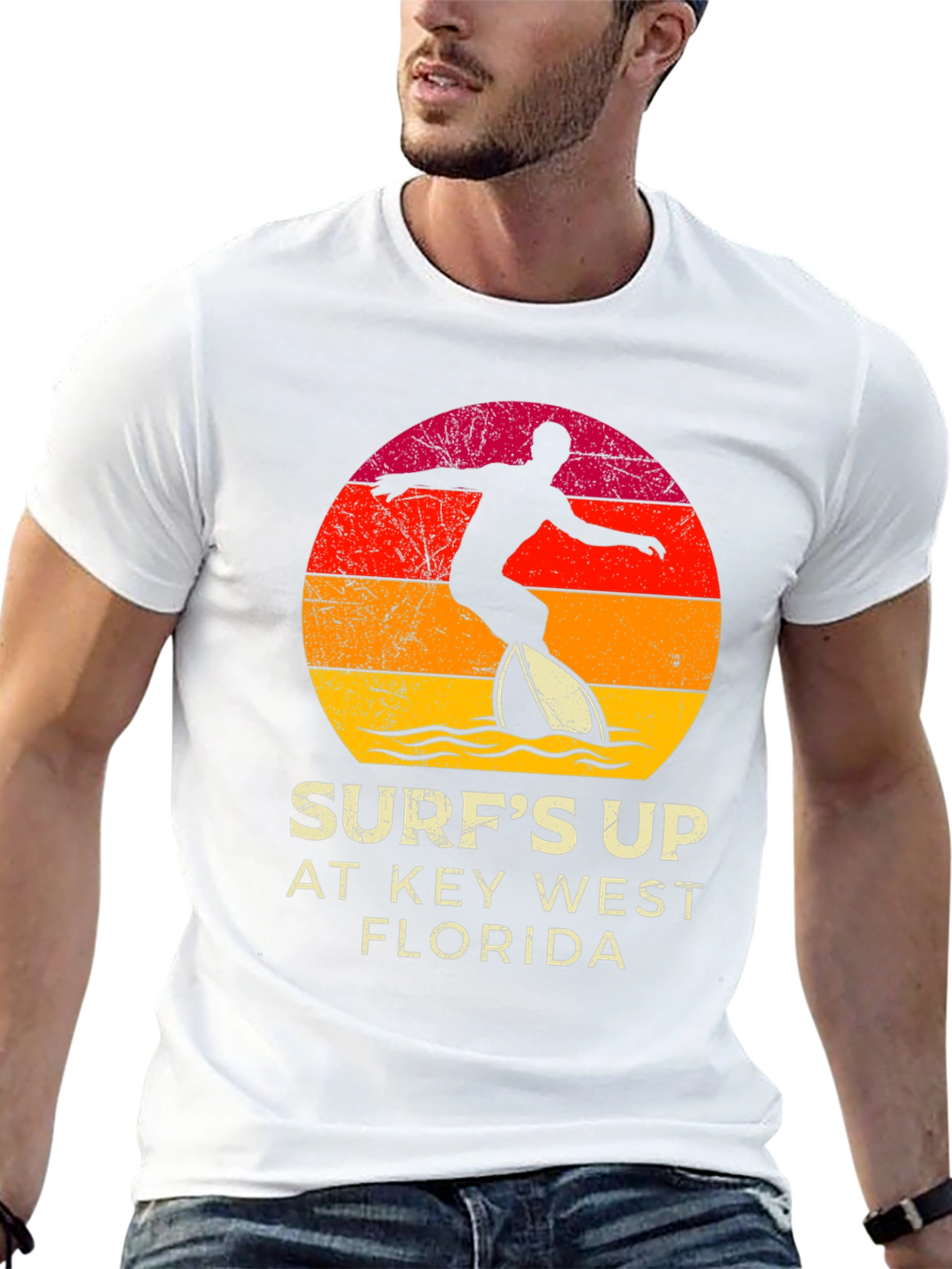 Surfs Up Key West Florida T-Shirt