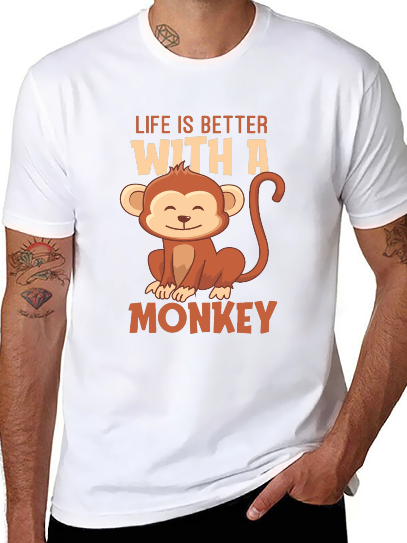 Life Is Better With A Monkey T-Shirt
