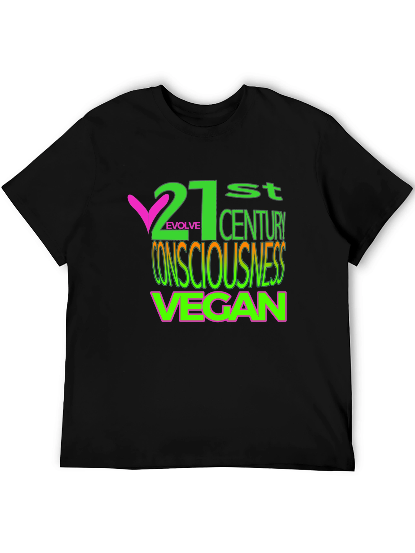 21st Century Vegan Consciousness Graphic Tee