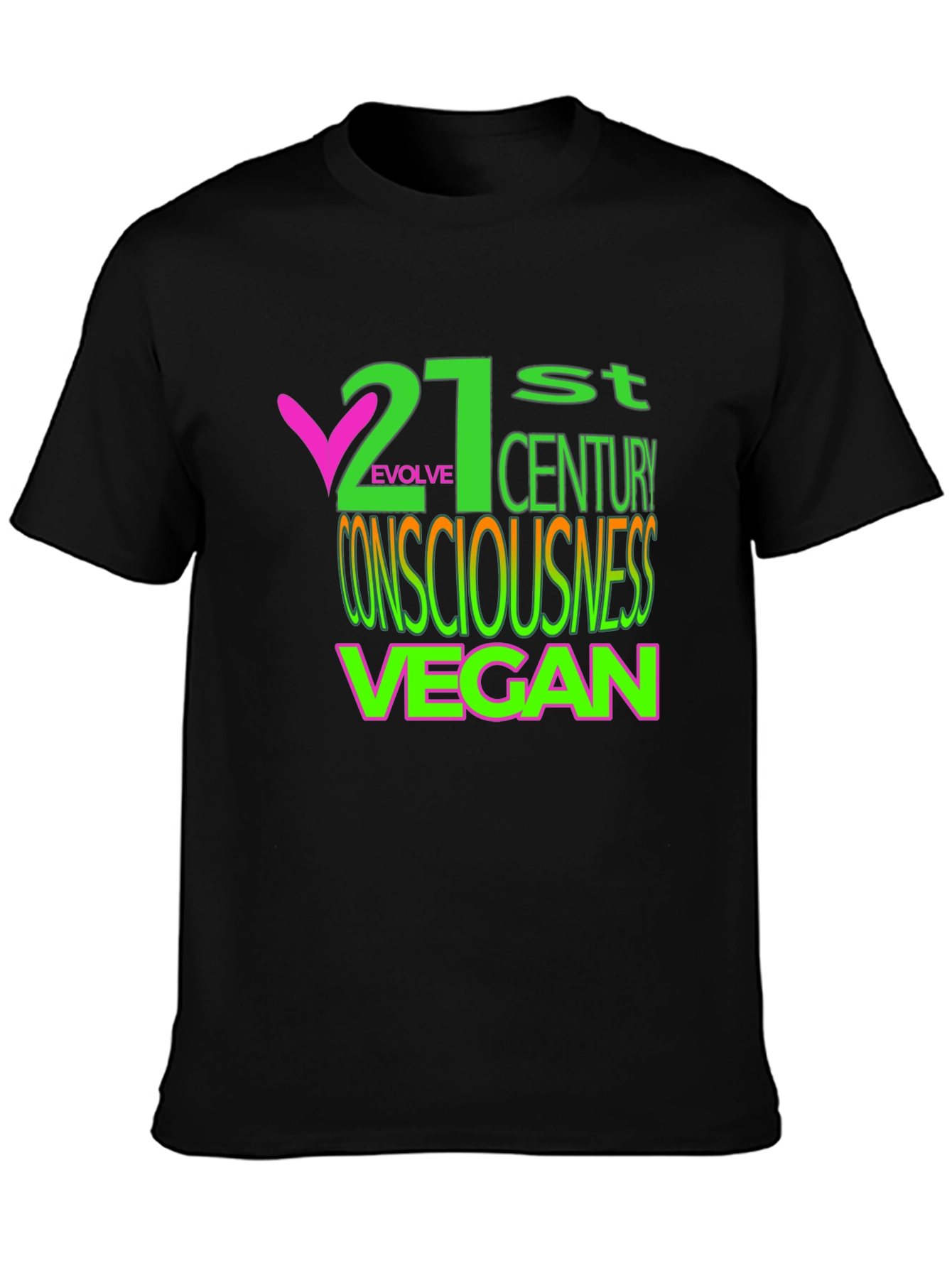 21st Century Vegan Consciousness Graphic Tee