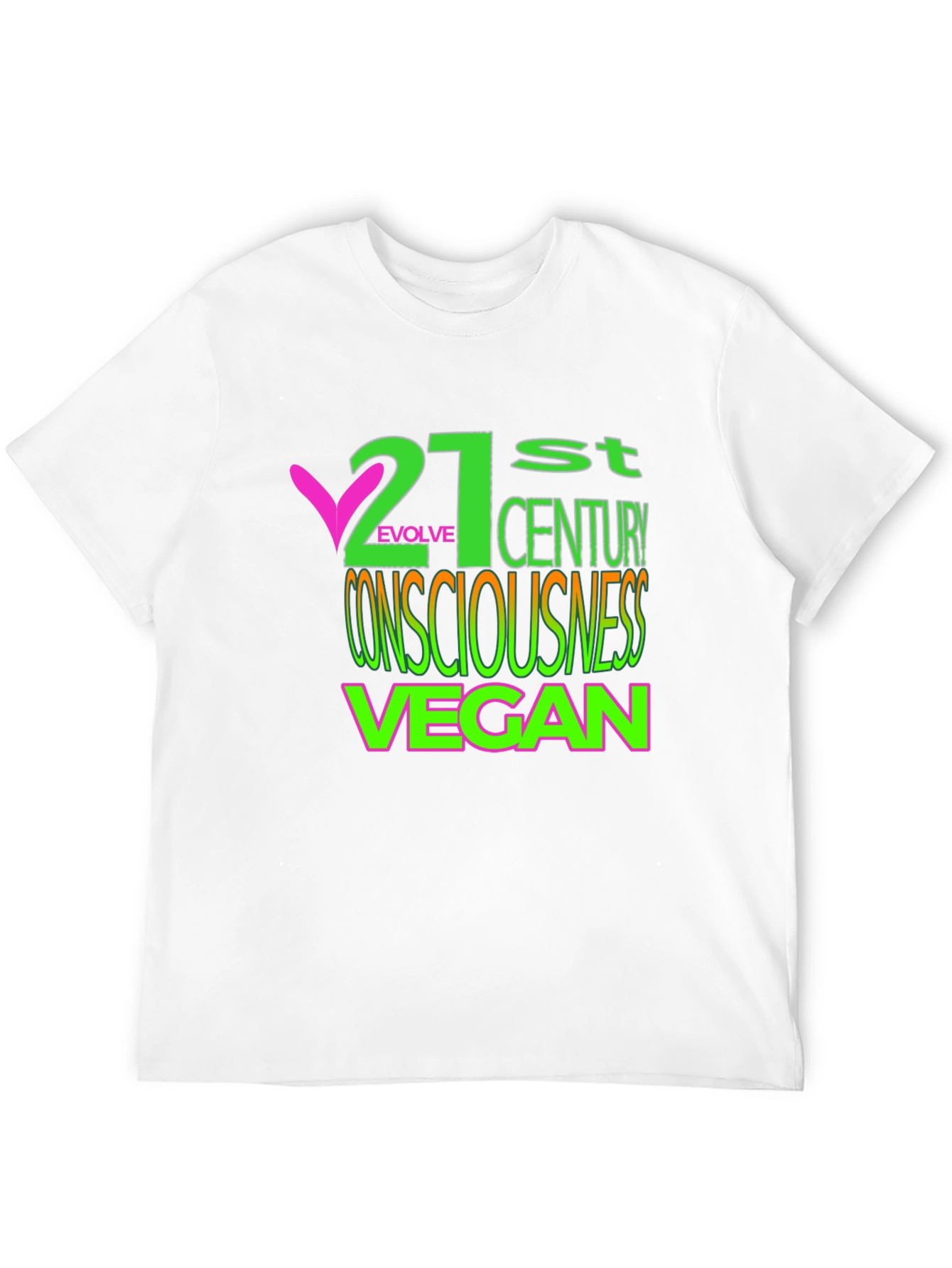 21st Century Vegan Consciousness Graphic Tee