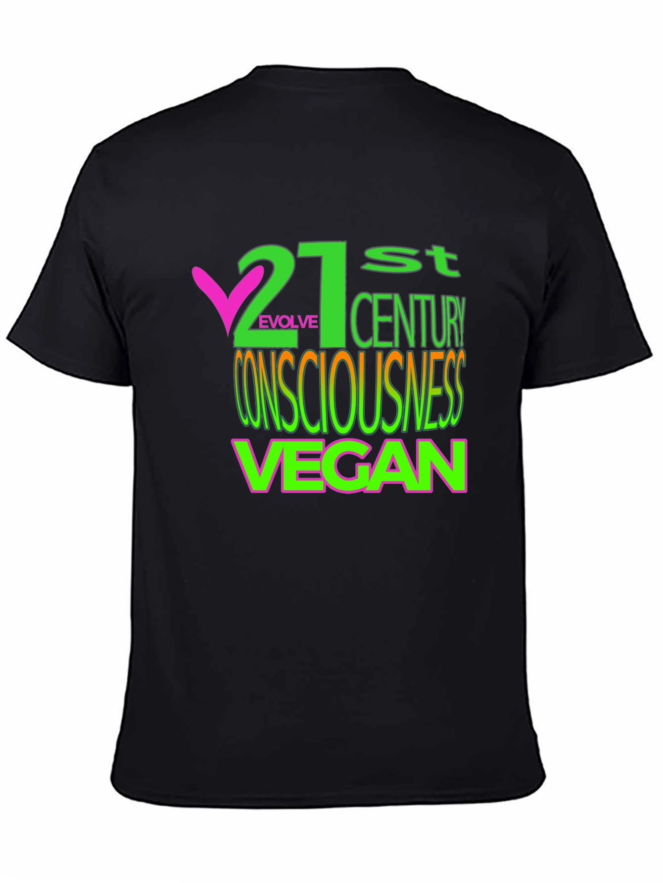 21st Century Vegan Consciousness Graphic Tee