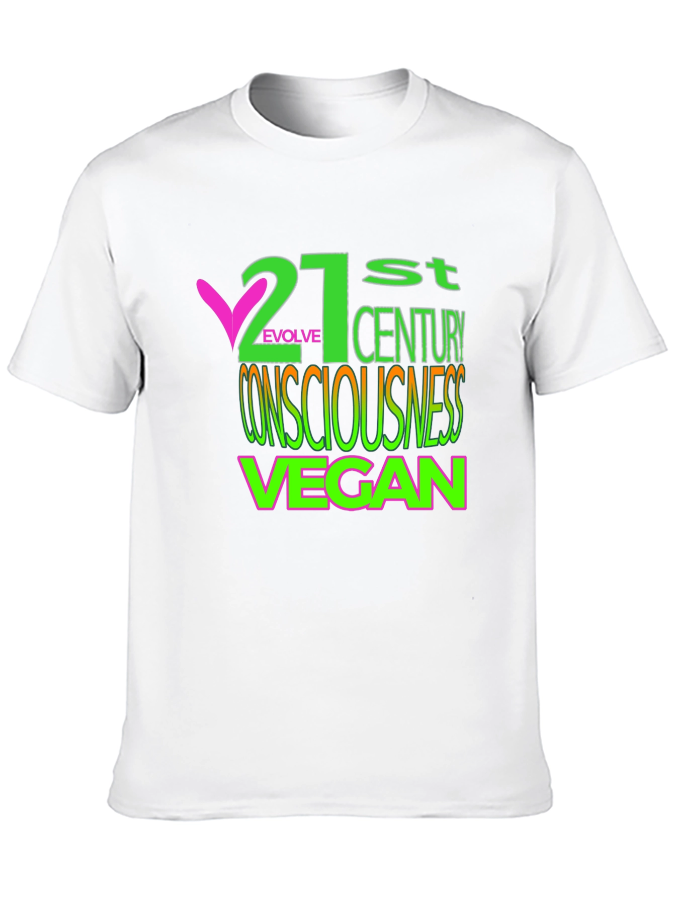 21st Century Vegan Consciousness Graphic Tee
