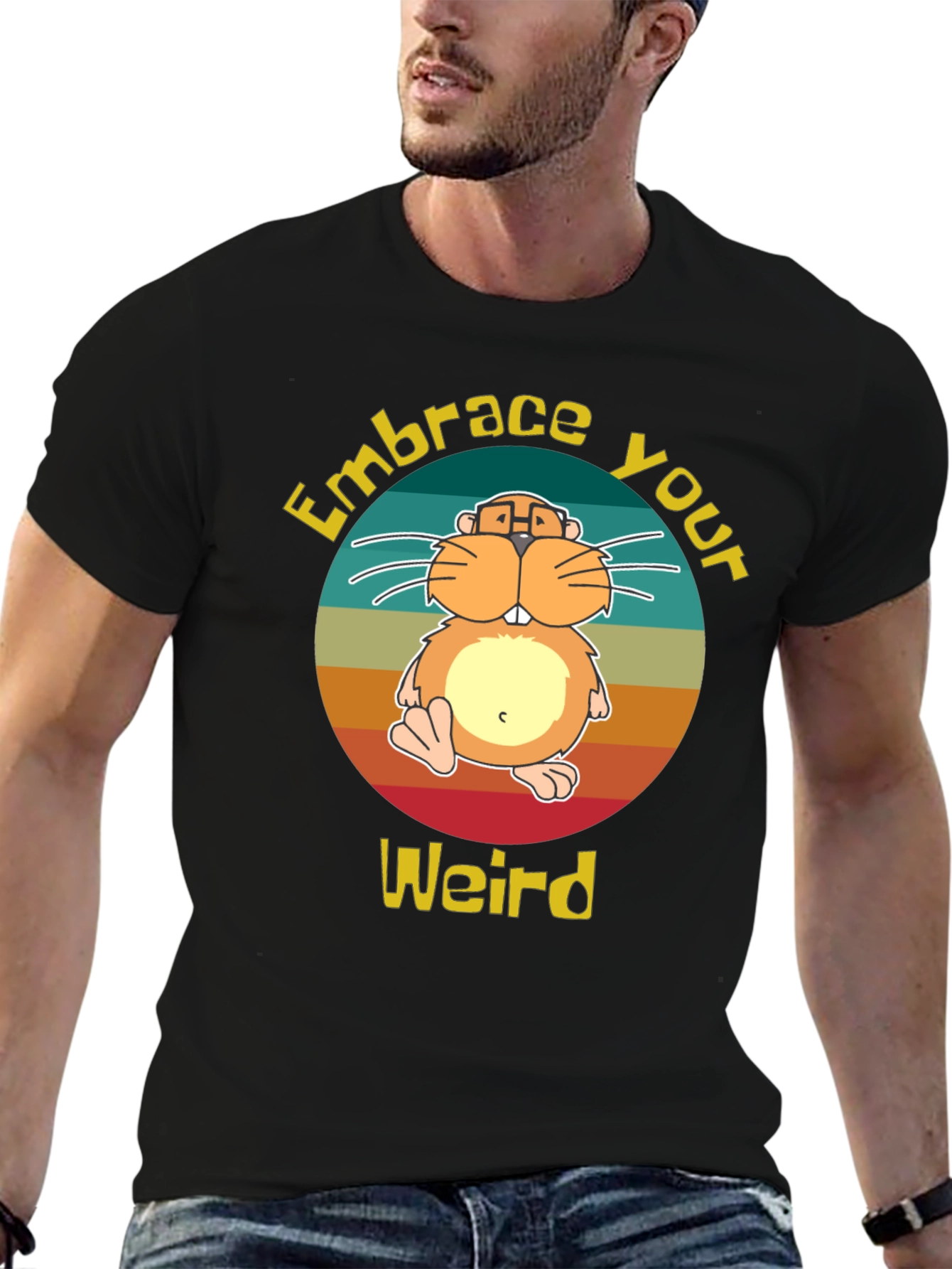 Embrace Your Weird Hamster Graphic Tee