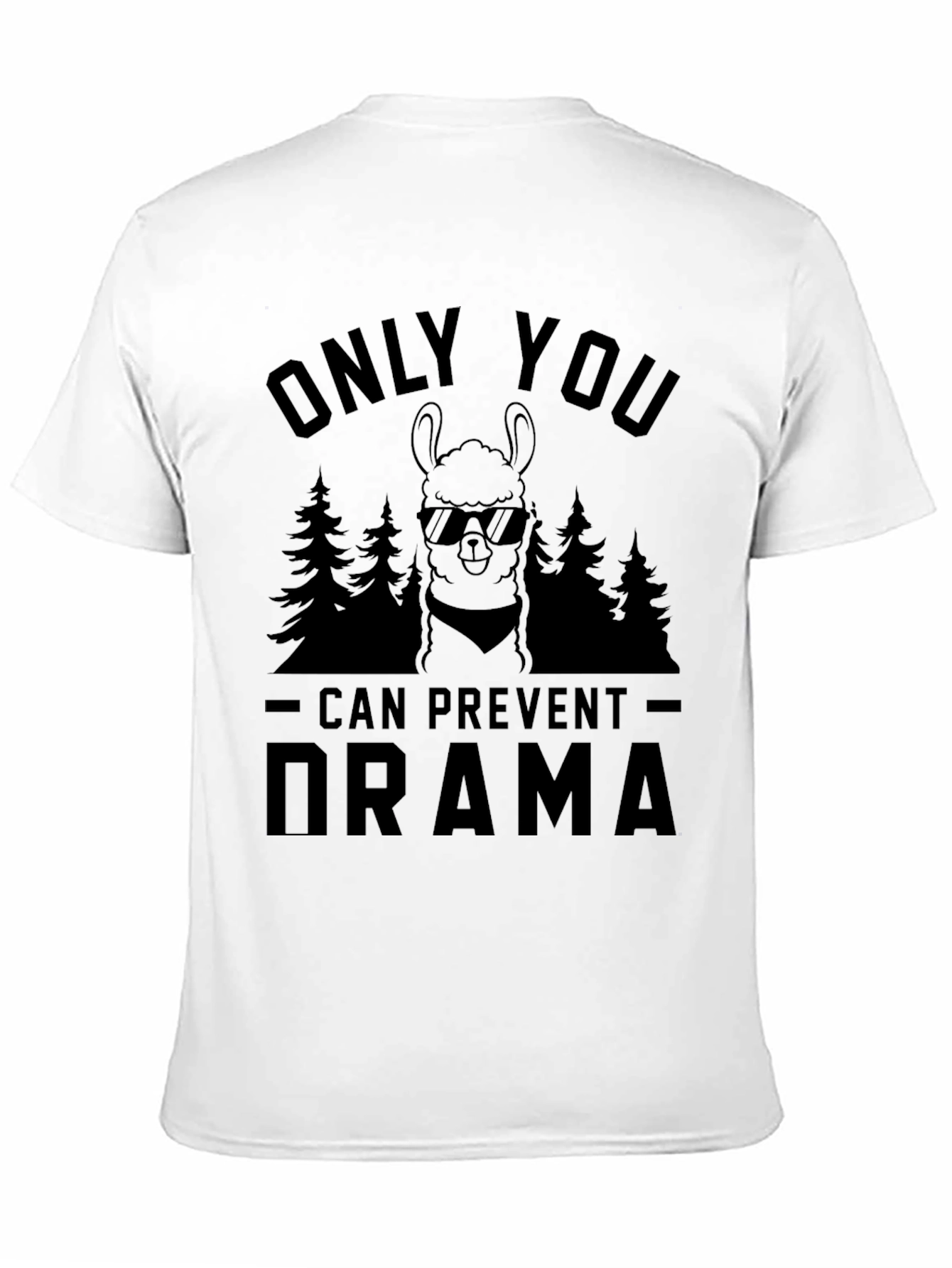 Only You Can Prevent Drama Llama Graphic Tee