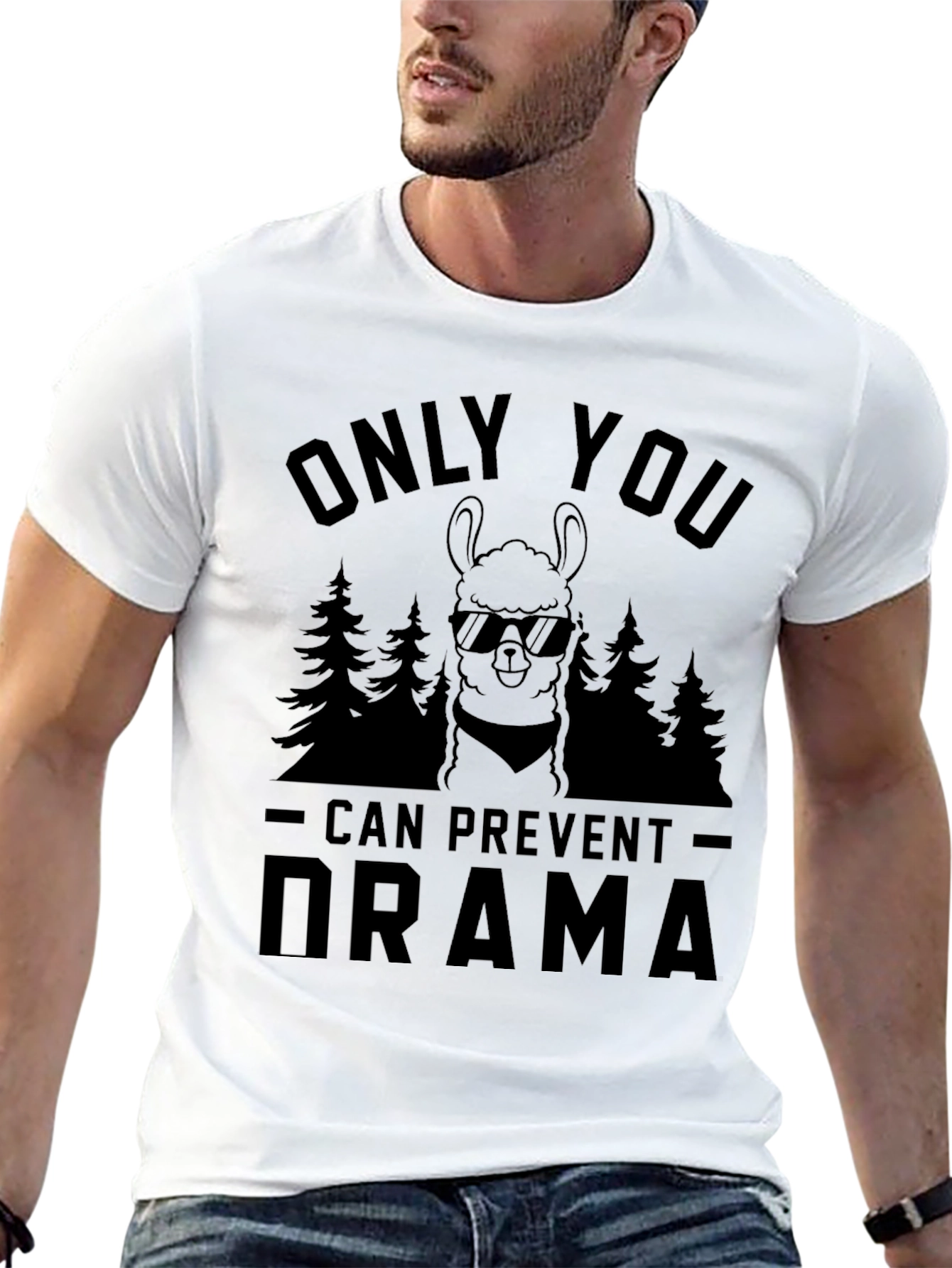 Only You Can Prevent Drama Llama Graphic Tee