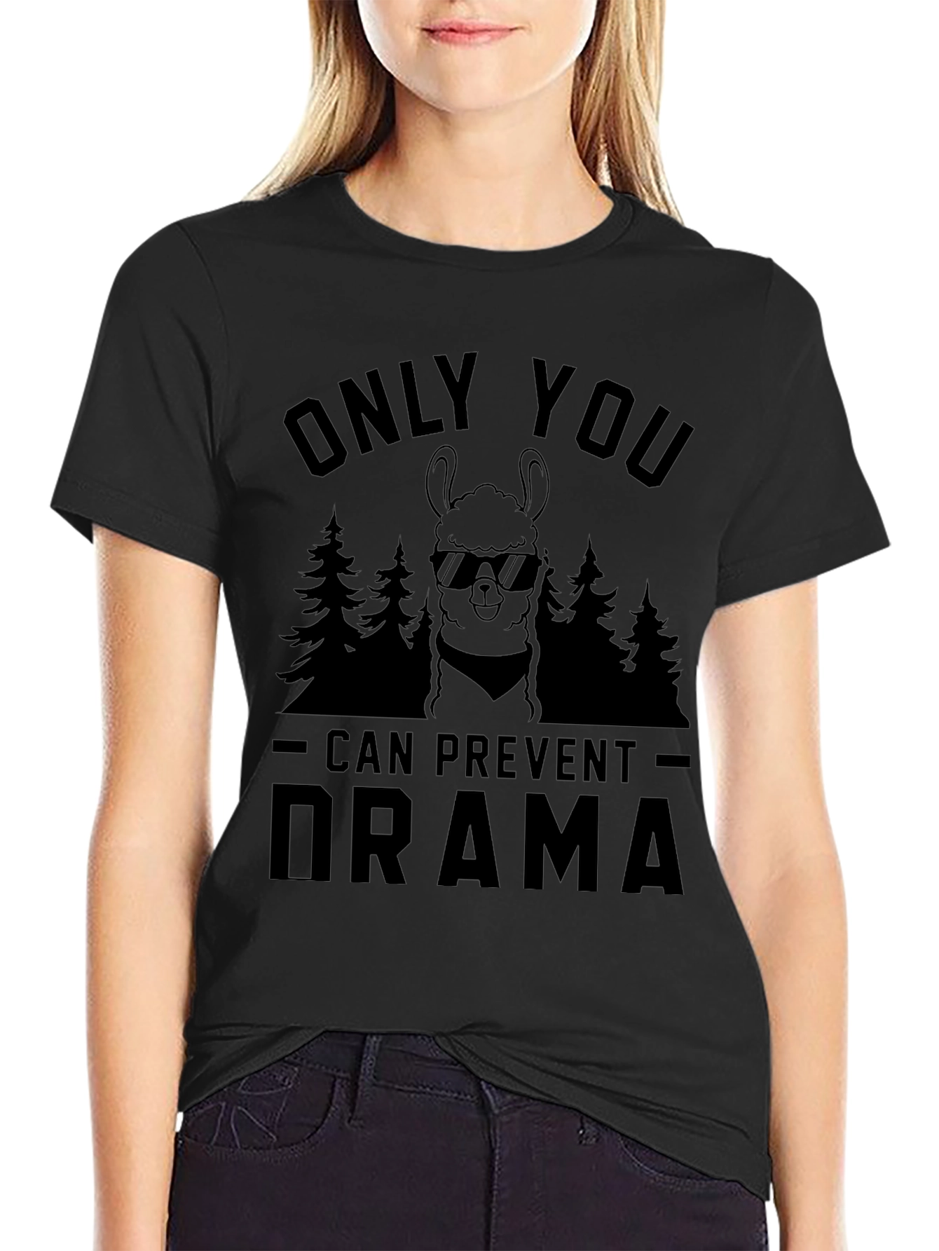 Only You Can Prevent Drama Llama Graphic Tee