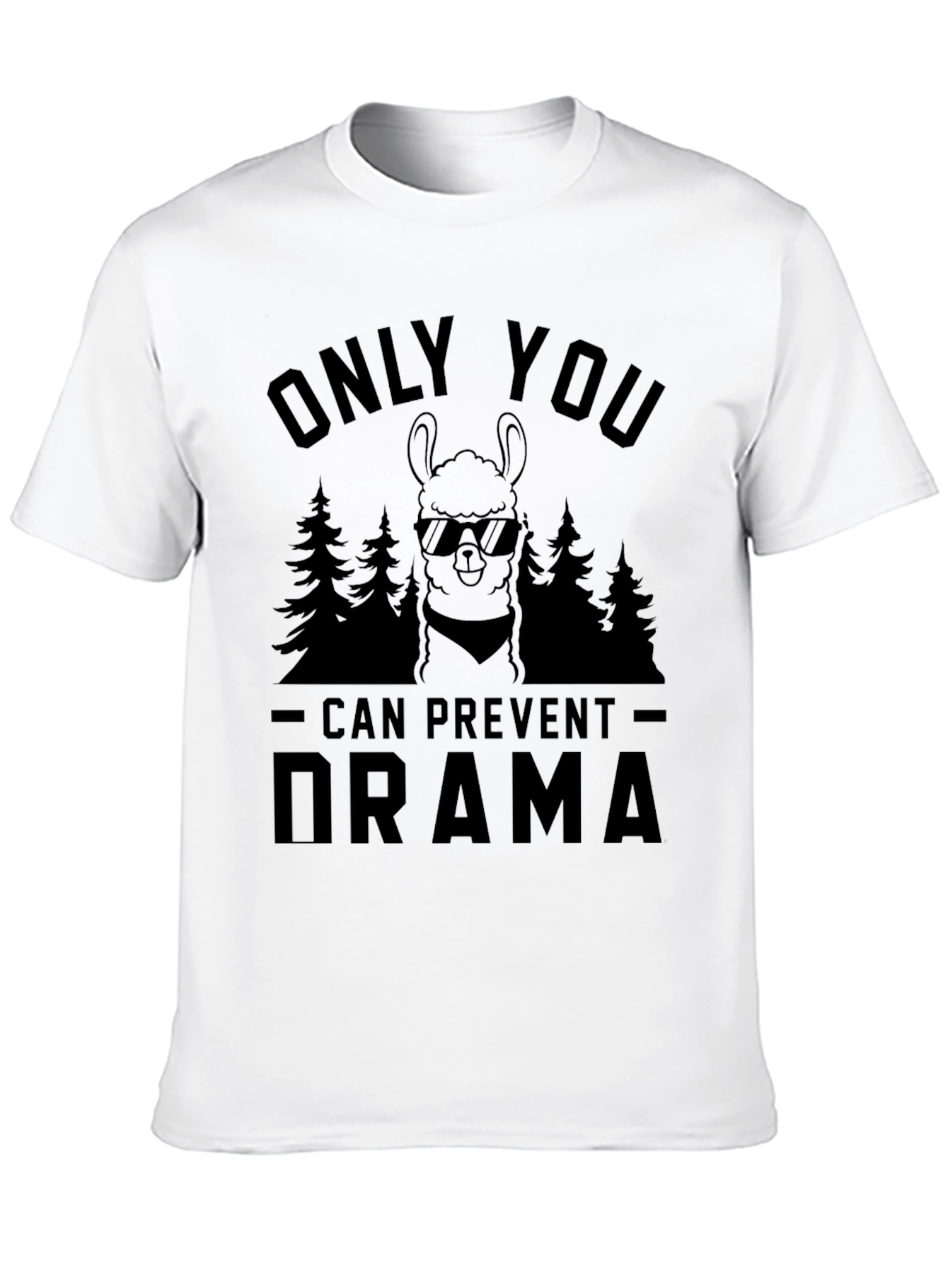 Only You Can Prevent Drama Llama Graphic Tee