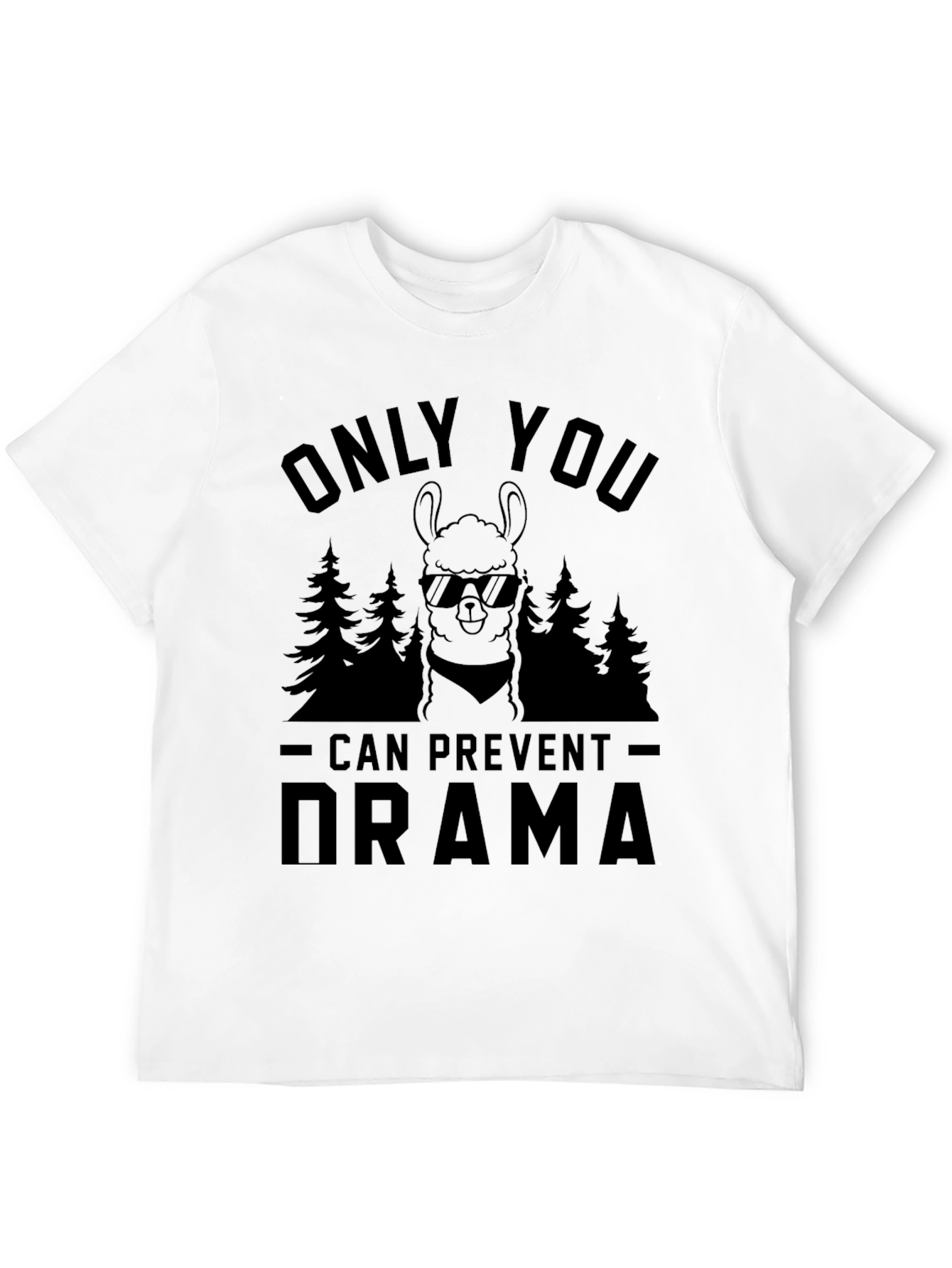 Only You Can Prevent Drama Llama Graphic Tee