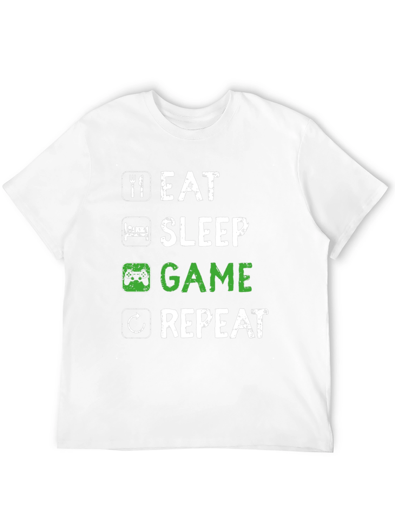 Eat Sleep Game Repeat T-Shirt - Gamer Life Tee