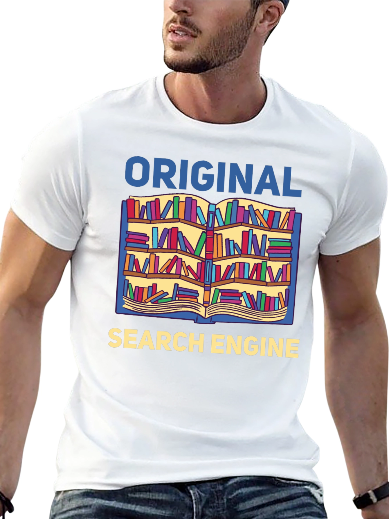 Original Search Engine Book T-Shirt