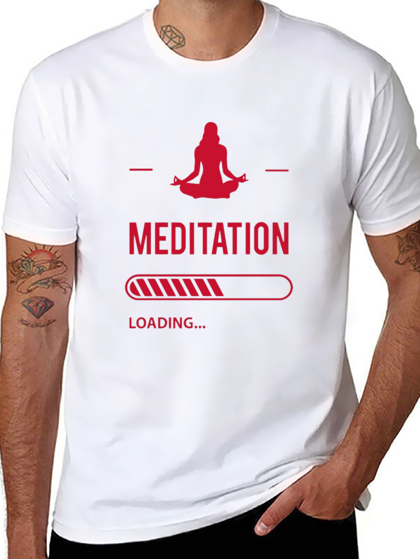 Meditation Loading T-Shirt - Zen & Relaxation Tee