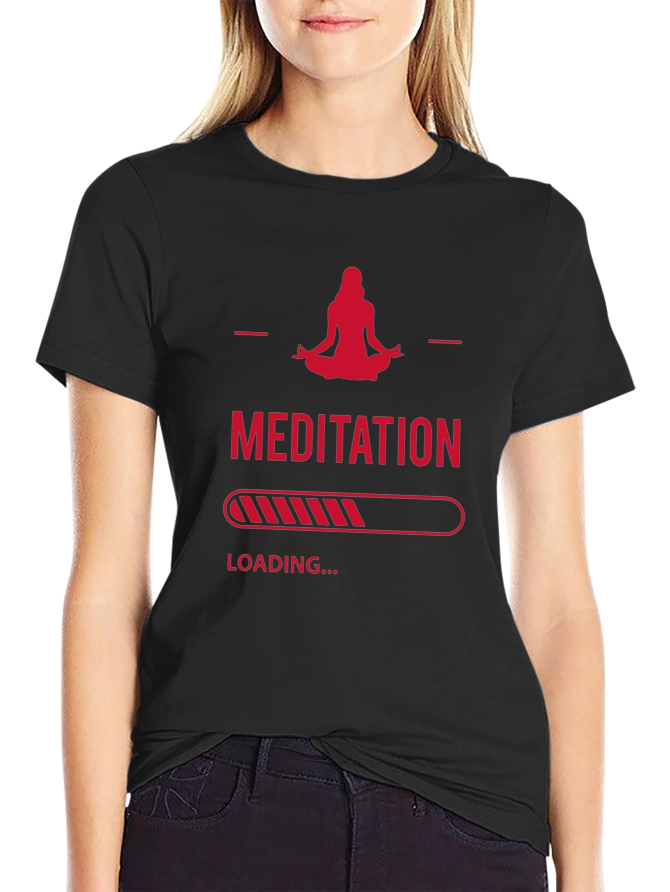 Meditation Loading T-Shirt - Zen & Relaxation Tee