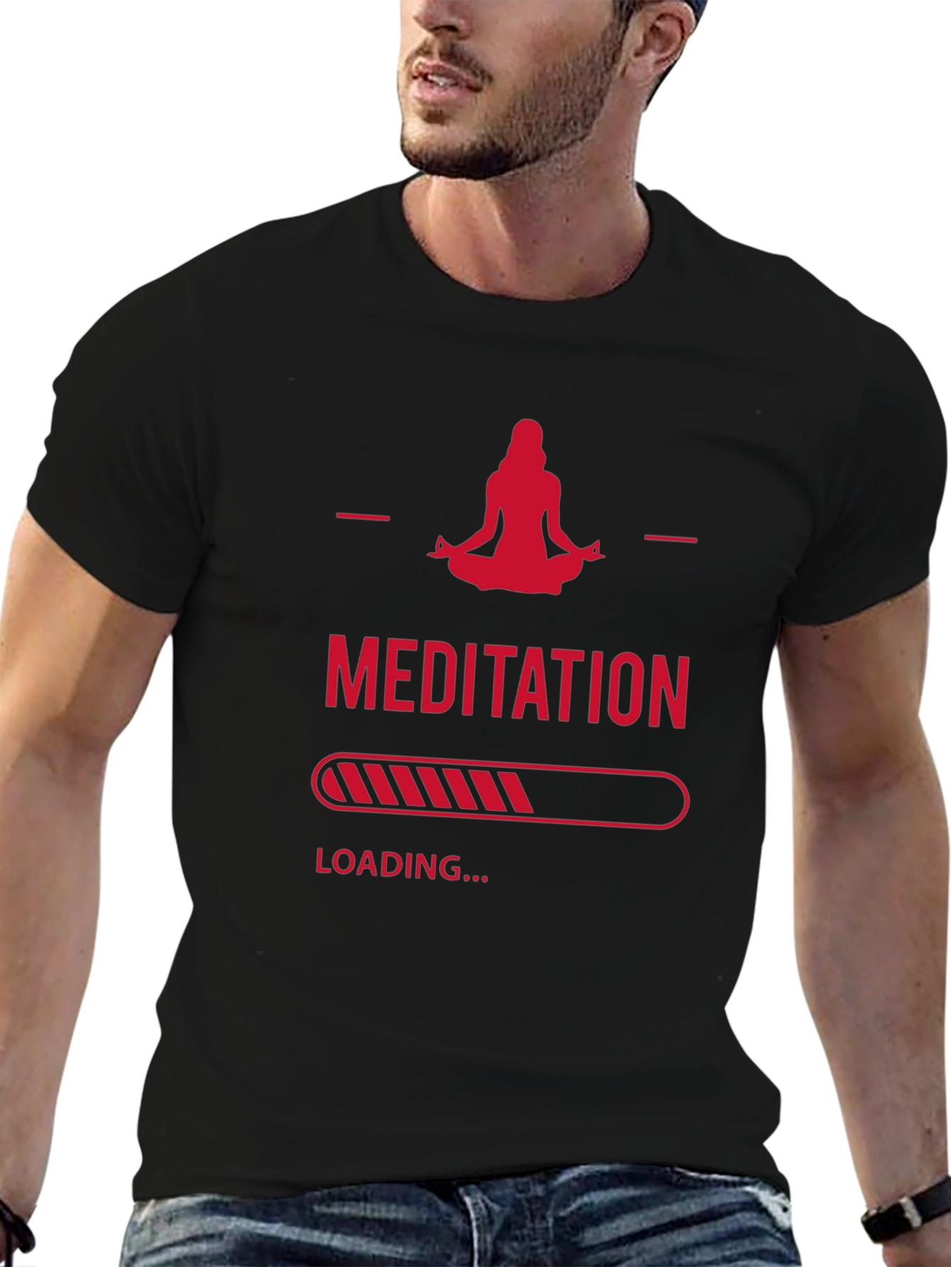 Meditation Loading T-Shirt - Zen & Relaxation Tee