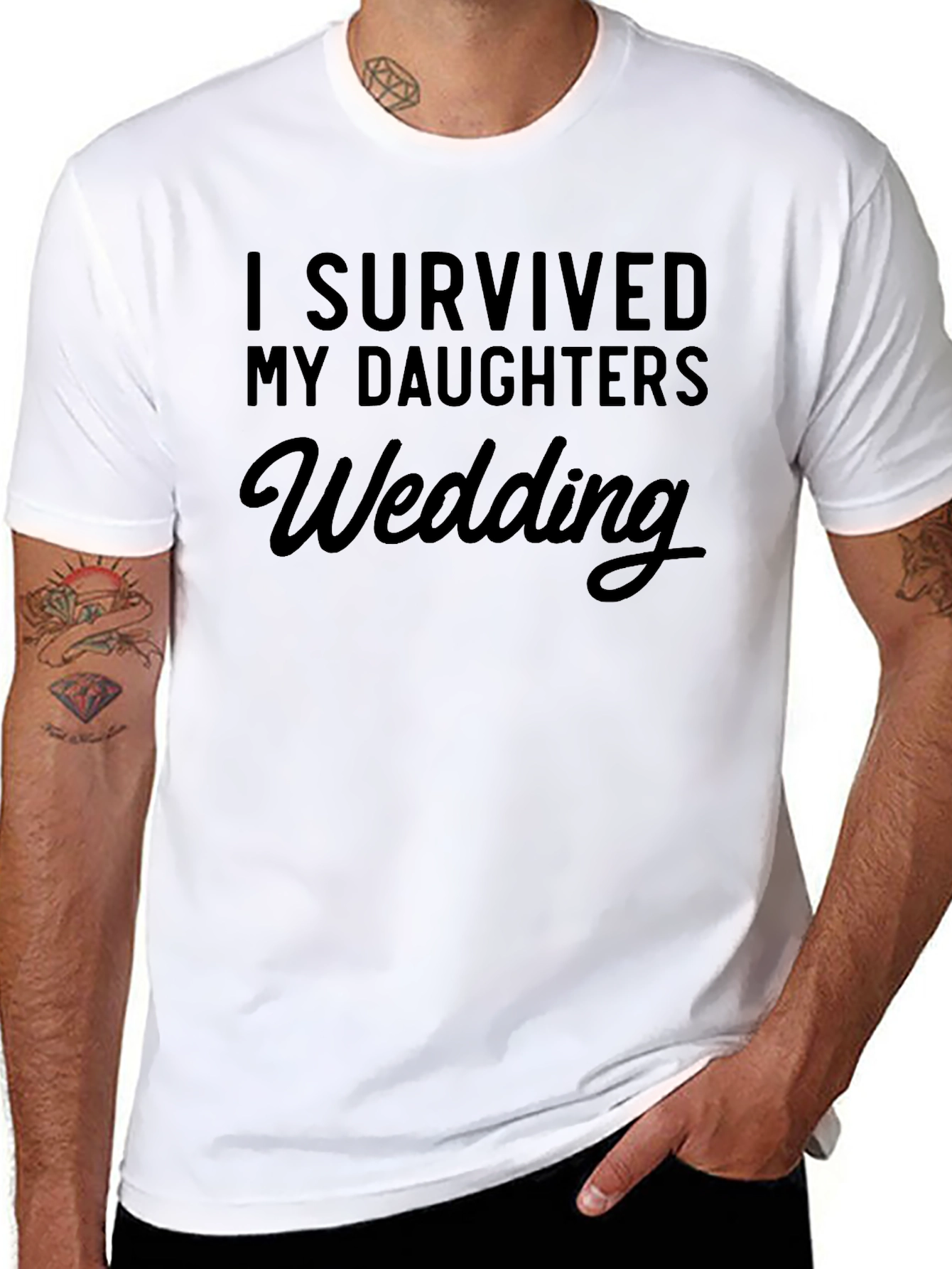 I Survived My Daughters Wedding T-Shirt