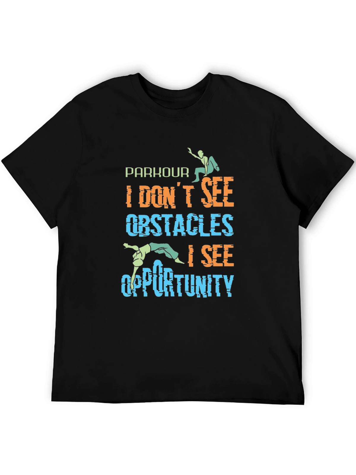 Parkour Obstacle Mindset Graphic T-Shirt