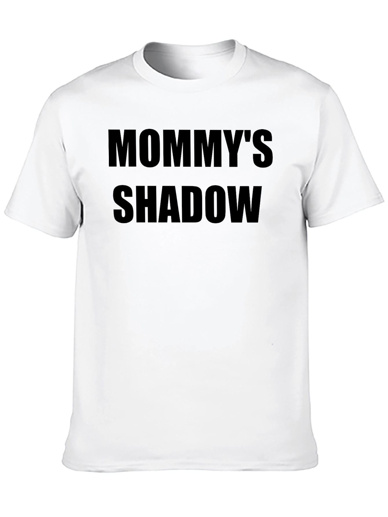 Mommys Shadow Black T-Shirt - Trendy Casual Wear