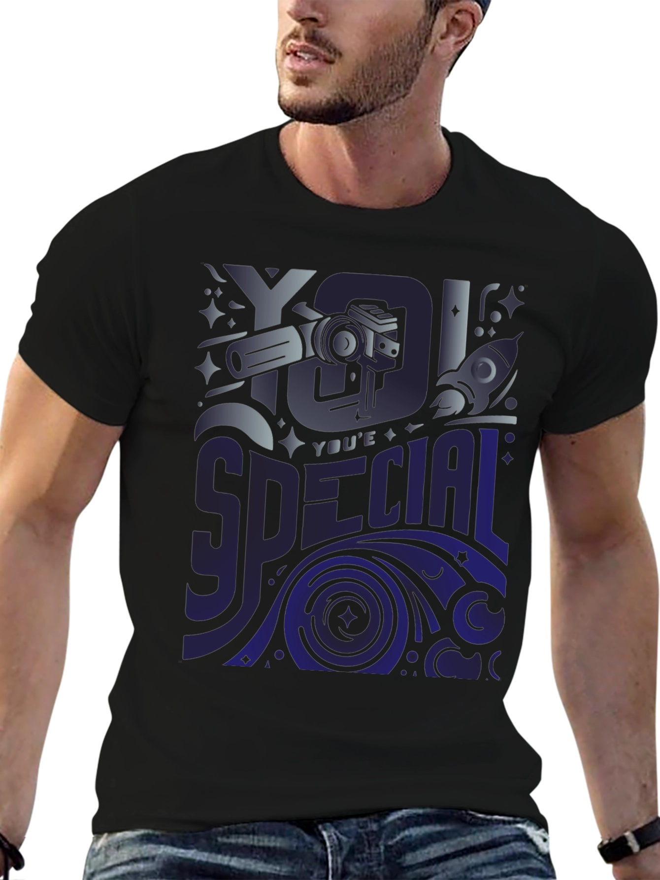 Youre Special Graphic Tee - Unisex Black T-Shirt