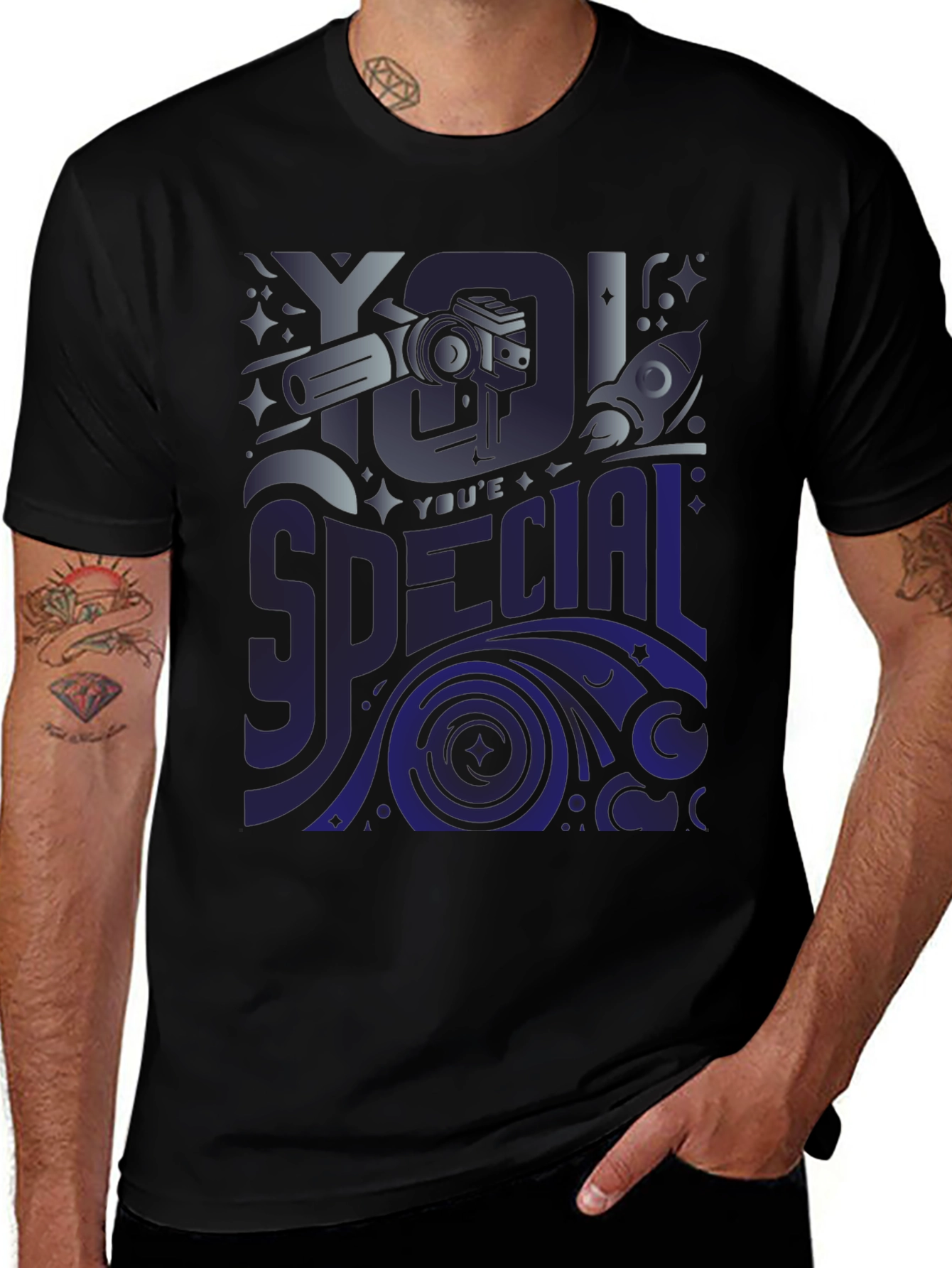 Youre Special Graphic Tee - Unisex Black T-Shirt