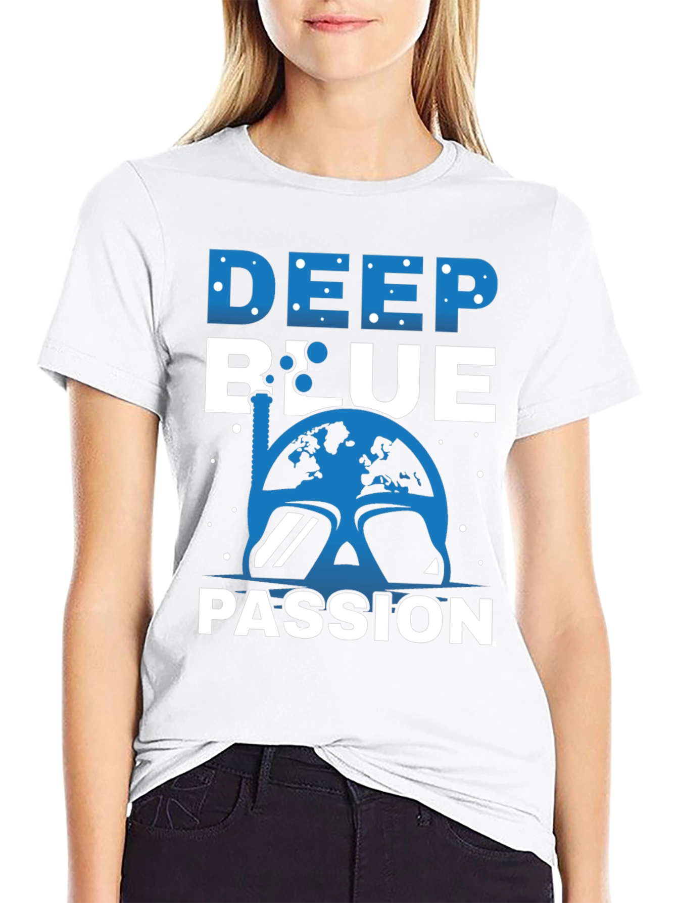 Deep Blue Passion Scuba Diving T-Shirt