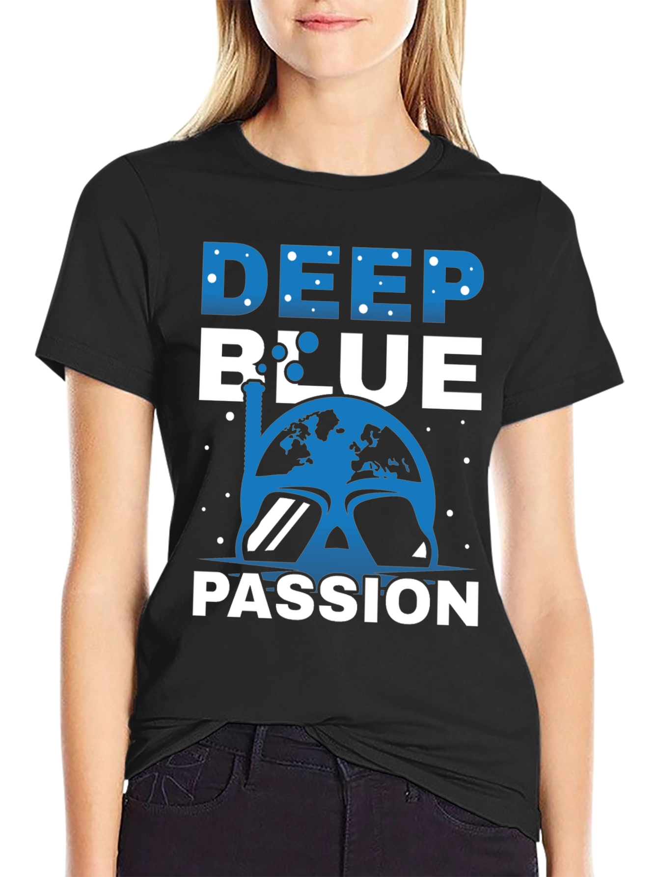 Deep Blue Passion Scuba Diving T-Shirt