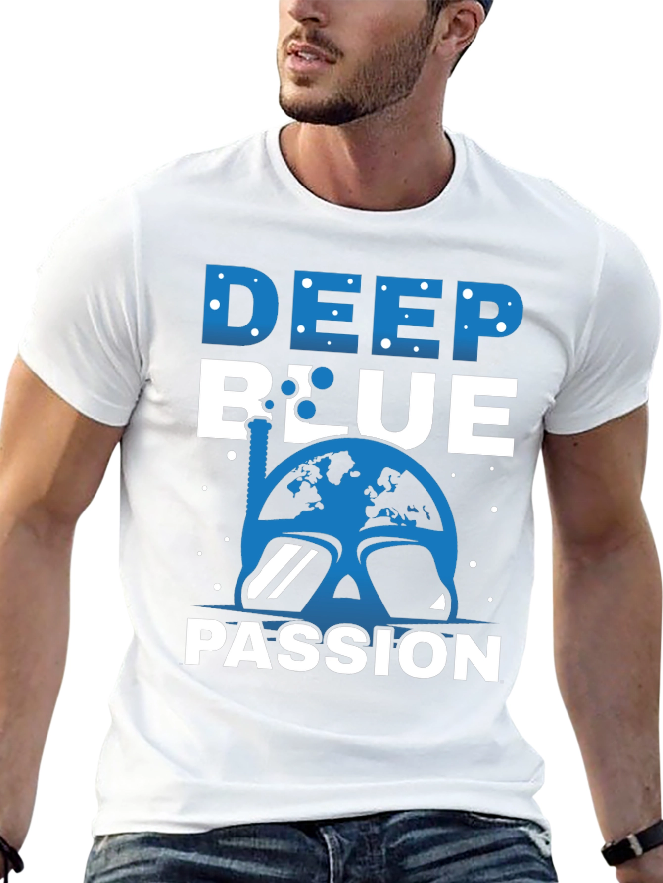 Deep Blue Passion Scuba Diving T-Shirt