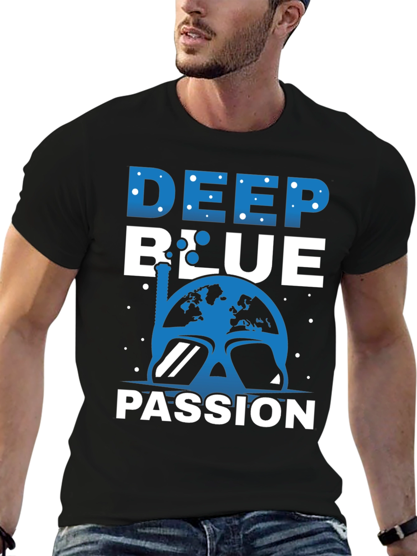 Deep Blue Passion Scuba Diving T-Shirt