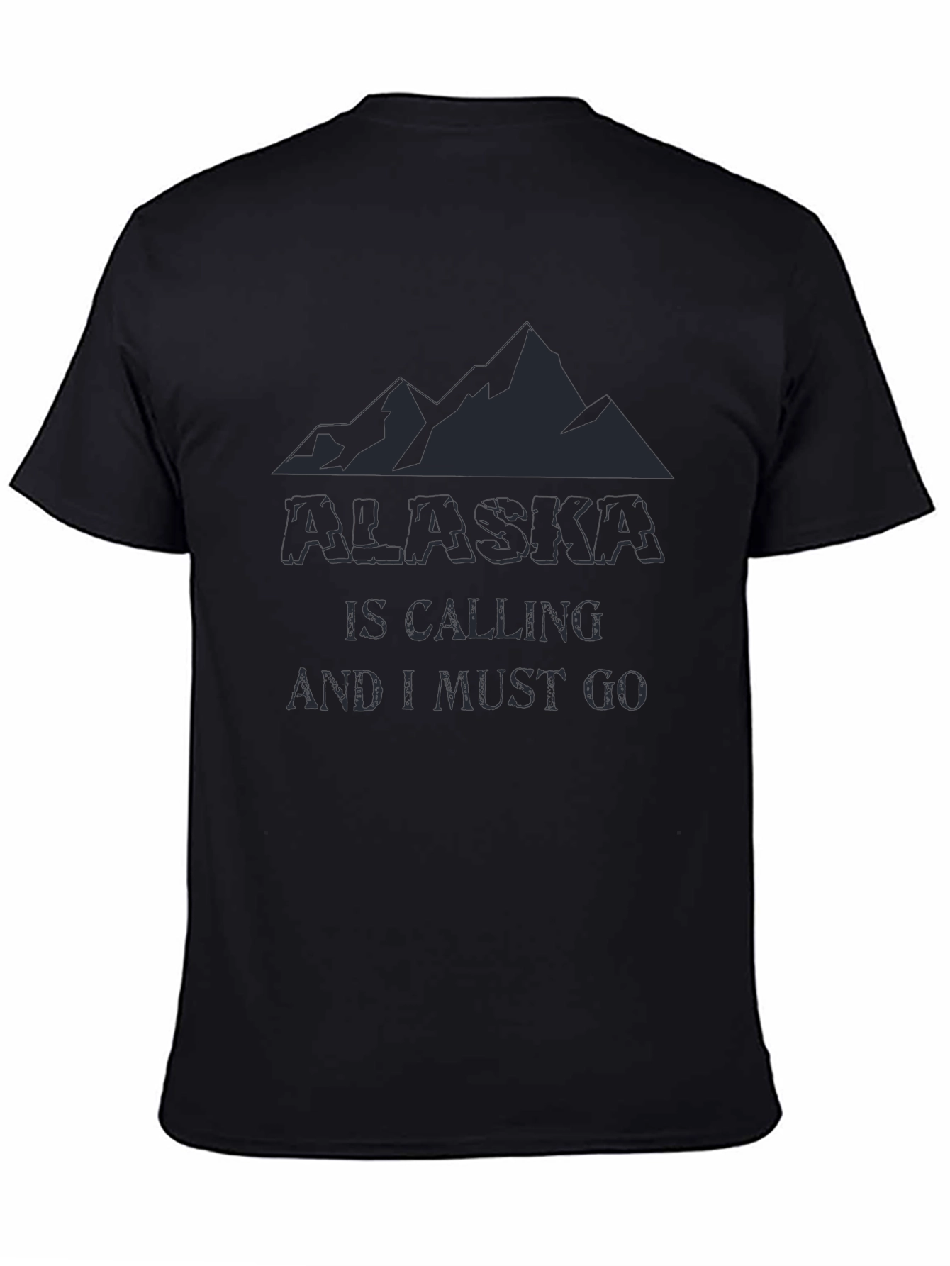 Alaska Is Calling T-Shirt - Mountain Design