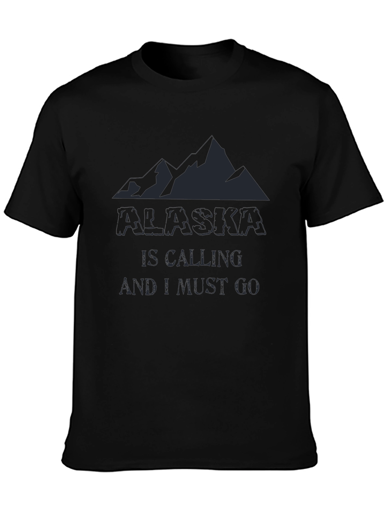 Alaska Is Calling T-Shirt - Mountain Design
