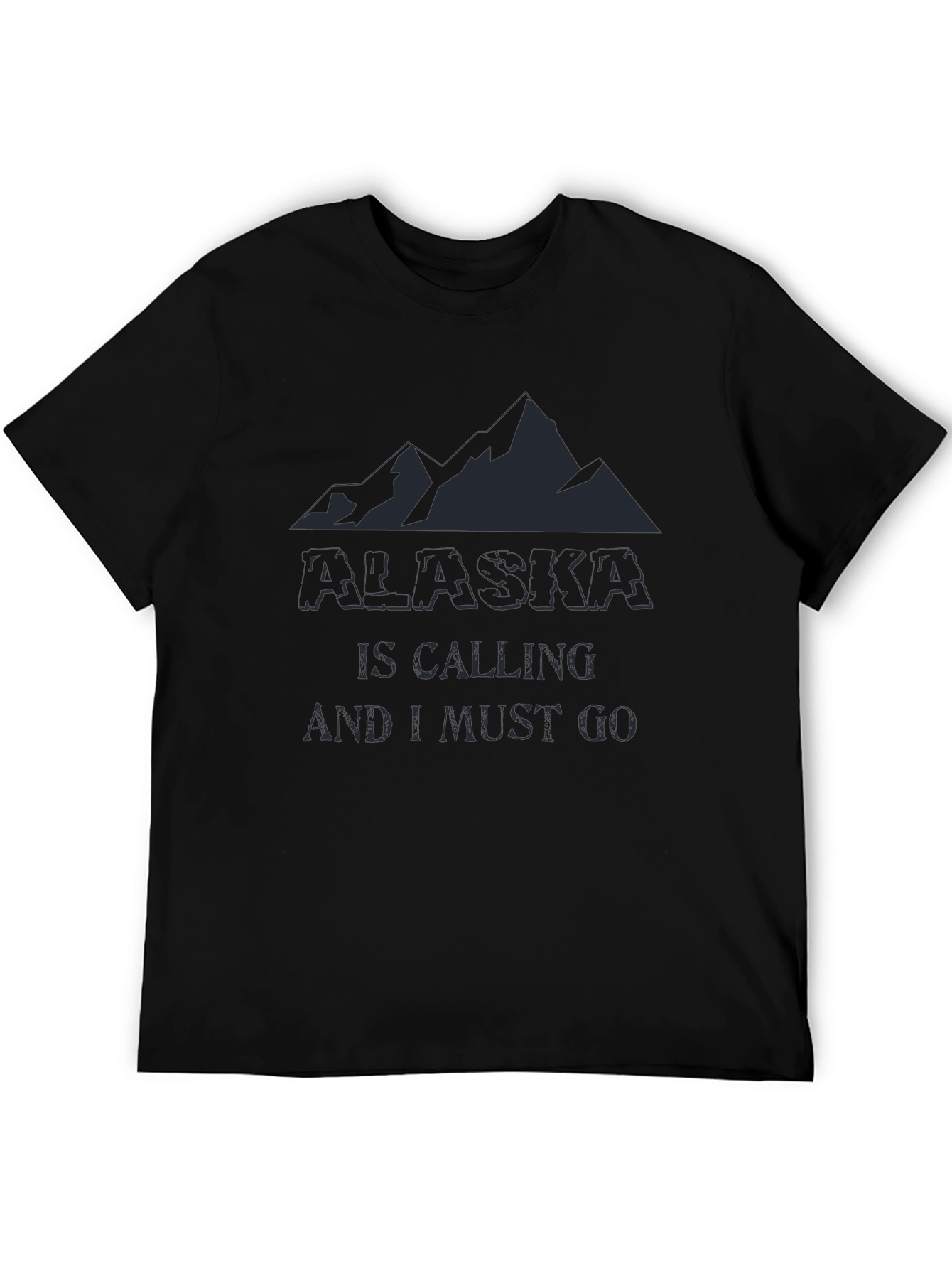 Alaska Is Calling T-Shirt - Mountain Design