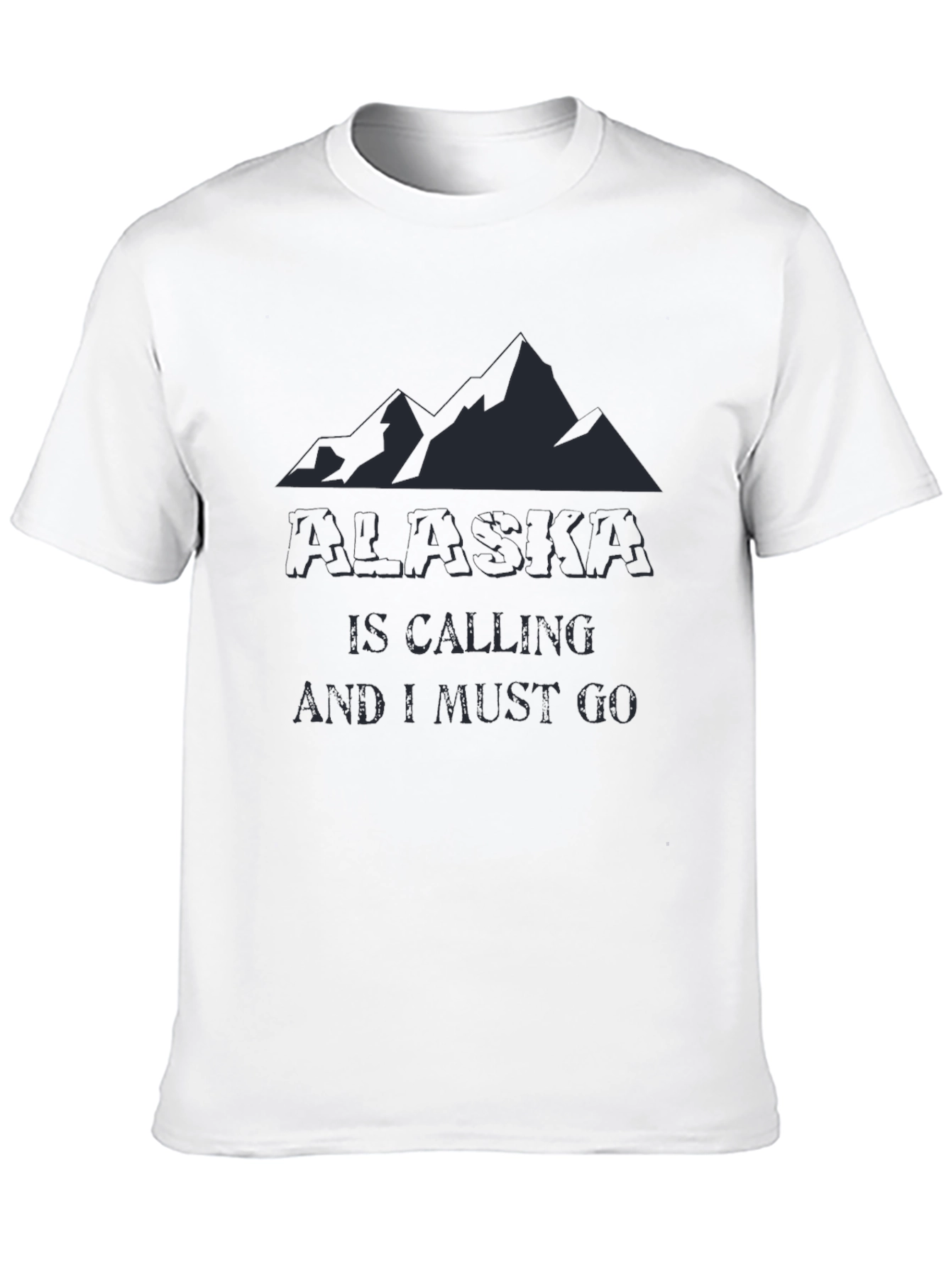 Alaska Is Calling T-Shirt - Mountain Design