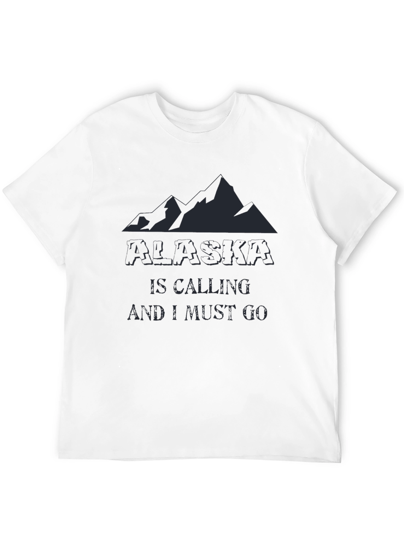 Alaska Is Calling T-Shirt - Mountain Design