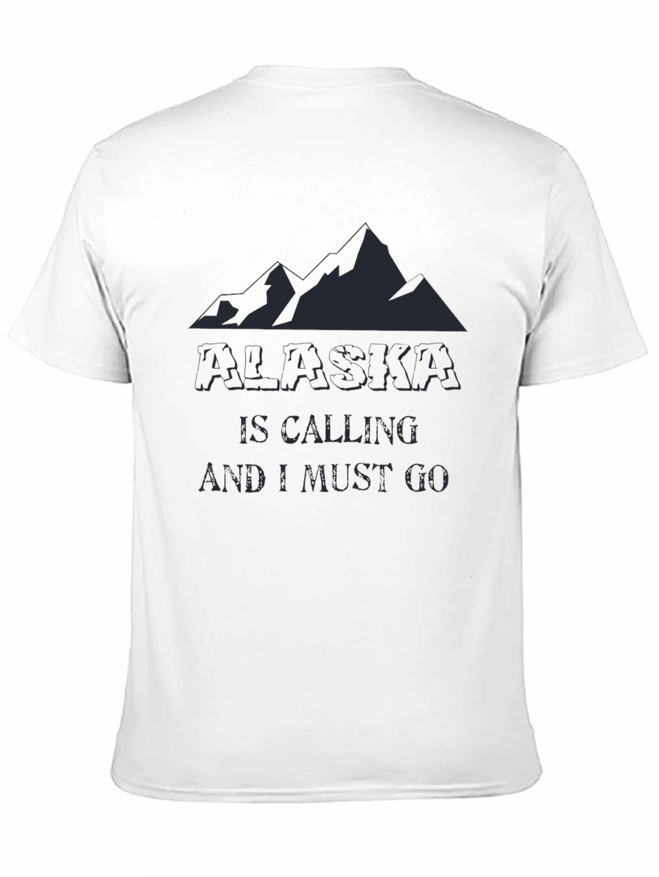 Alaska Is Calling T-Shirt - Mountain Design