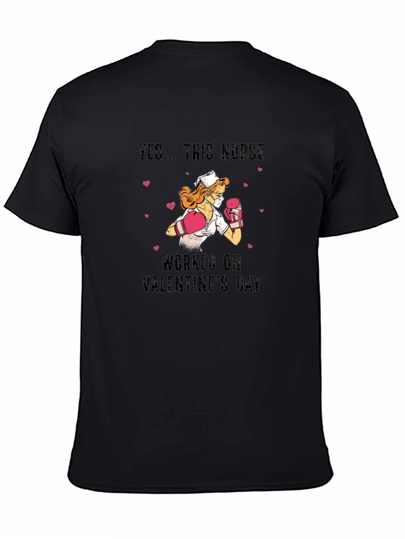 Valentines Day Nurse Boxing T-Shirt