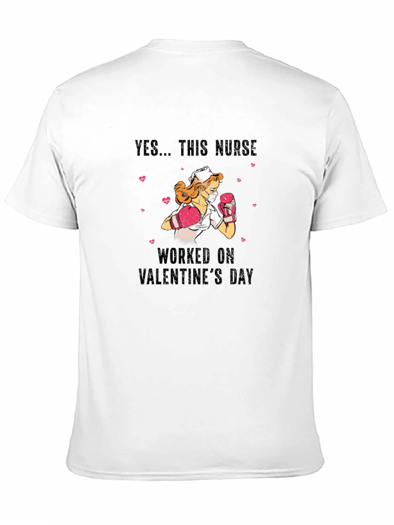 Valentines Day Nurse Boxing T-Shirt