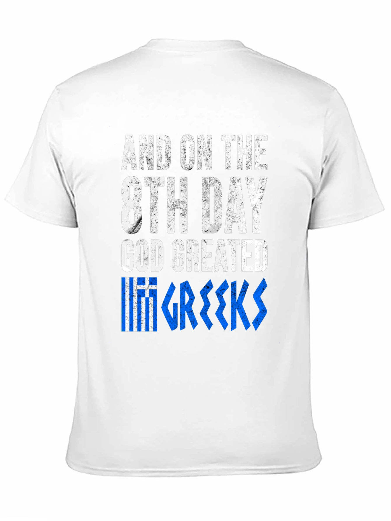Greek Pride T-Shirt - God Created Greeks