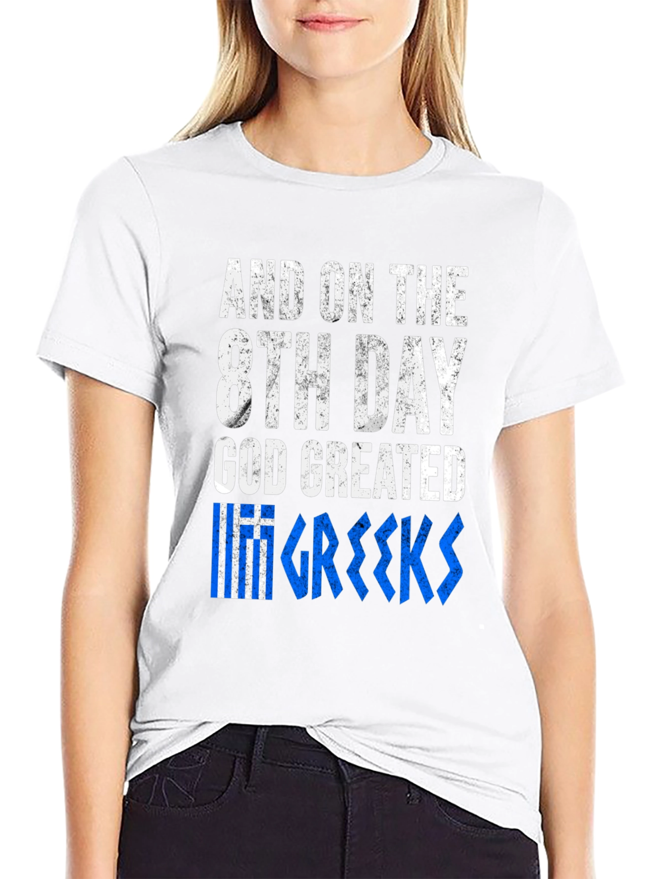 Greek Pride T-Shirt - God Created Greeks