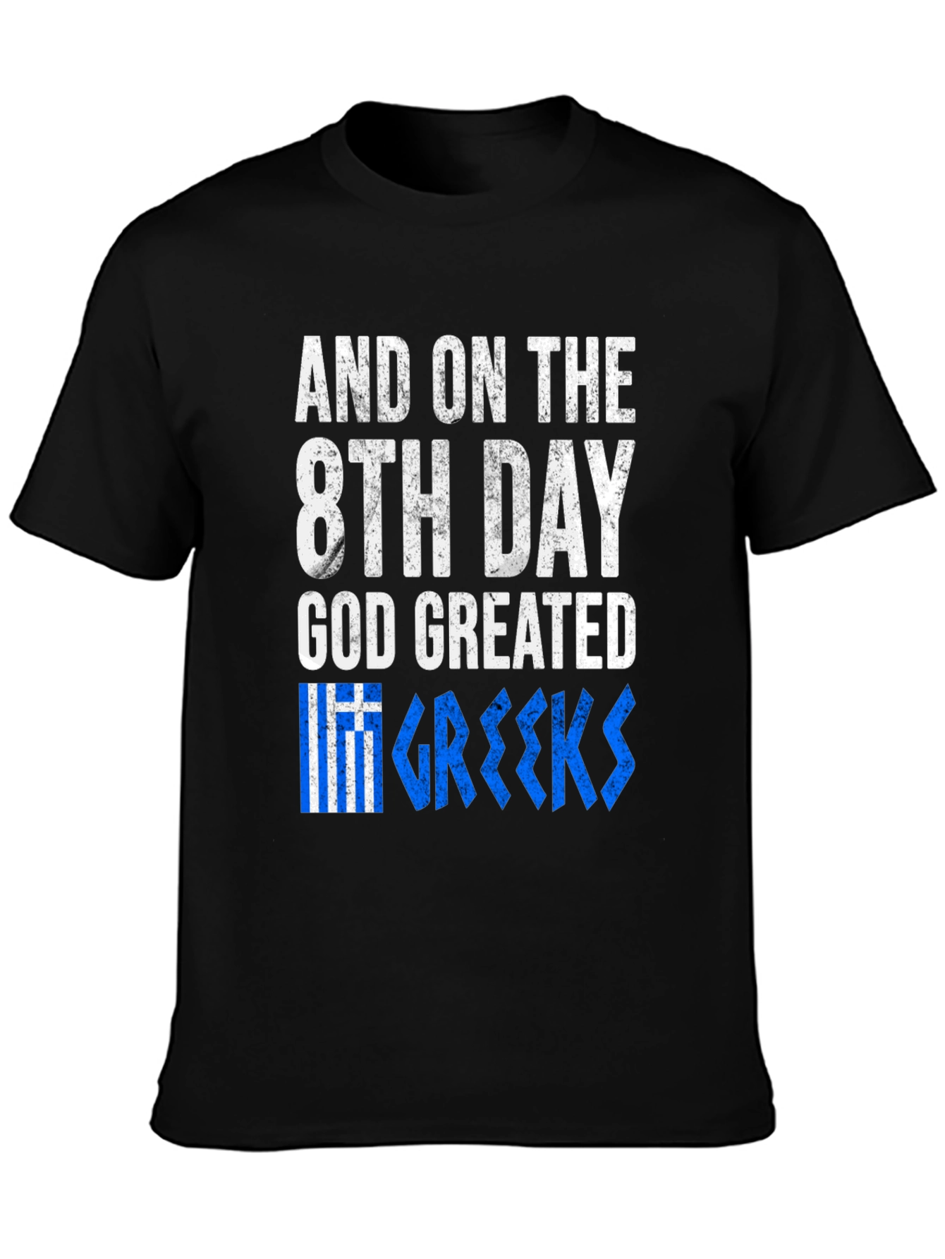 Greek Pride T-Shirt - God Created Greeks