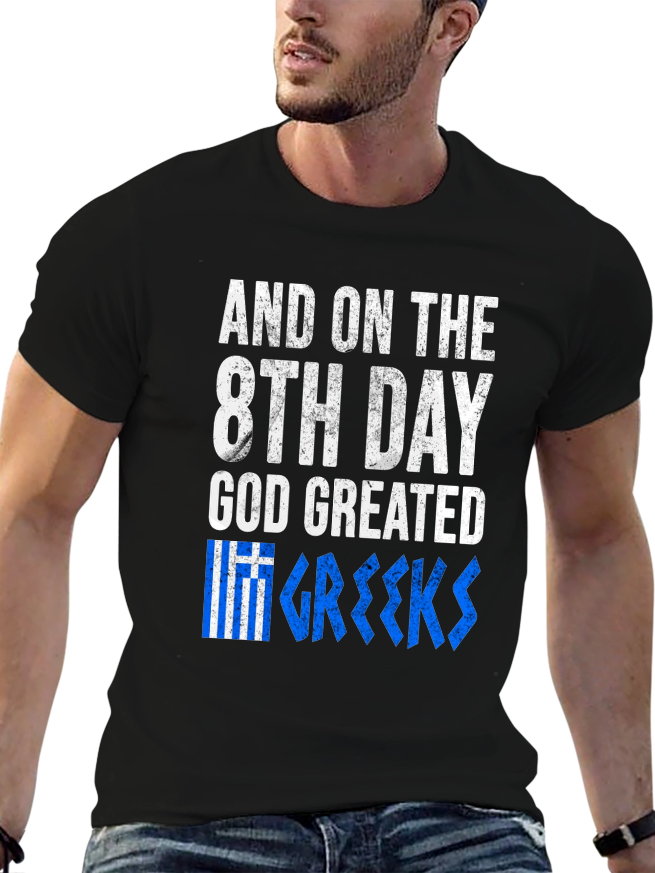 Greek Pride T-Shirt - God Created Greeks