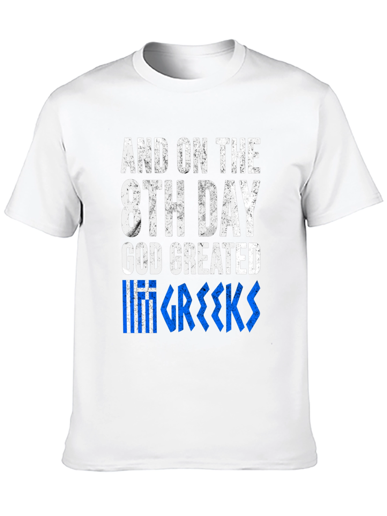 Greek Pride T-Shirt - God Created Greeks