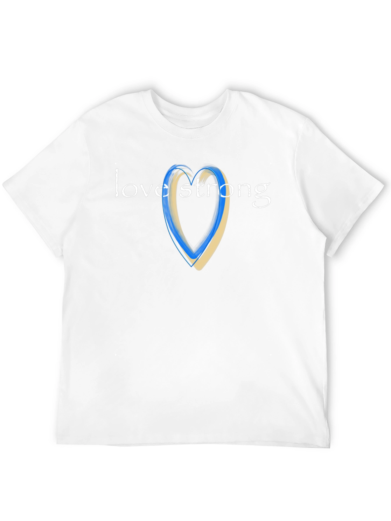 Love Strong Ukraine Heart T-Shirt