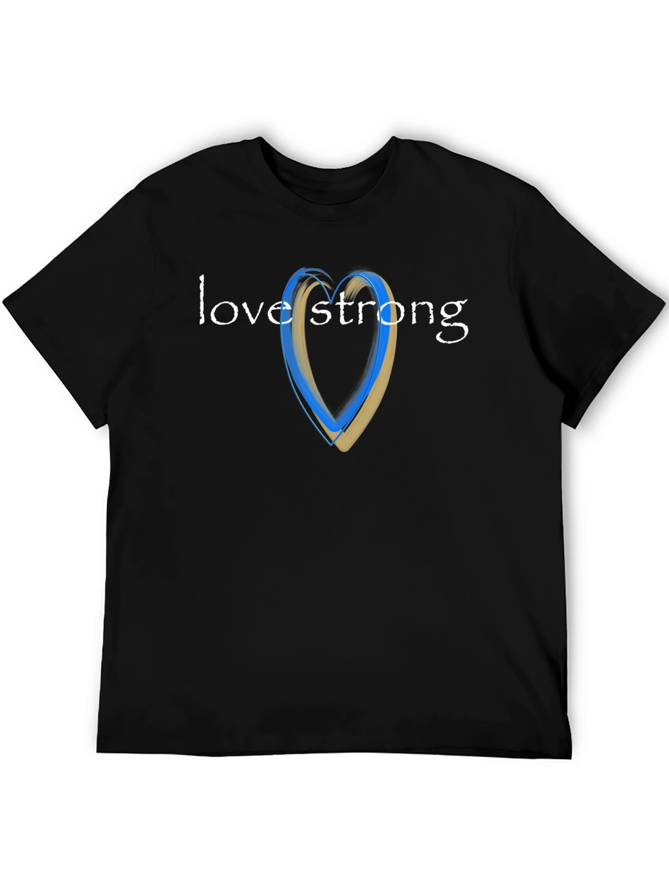 Love Strong Ukraine Heart T-Shirt