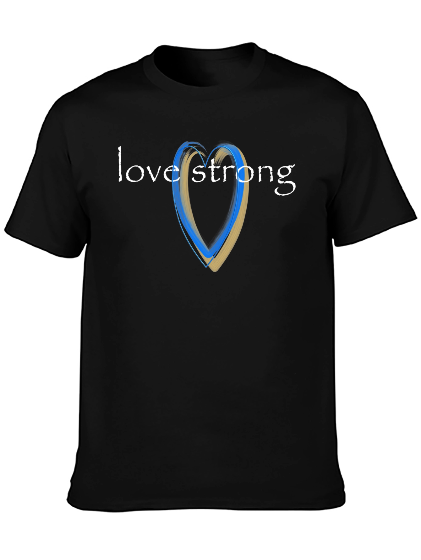 Love Strong Ukraine Heart T-Shirt