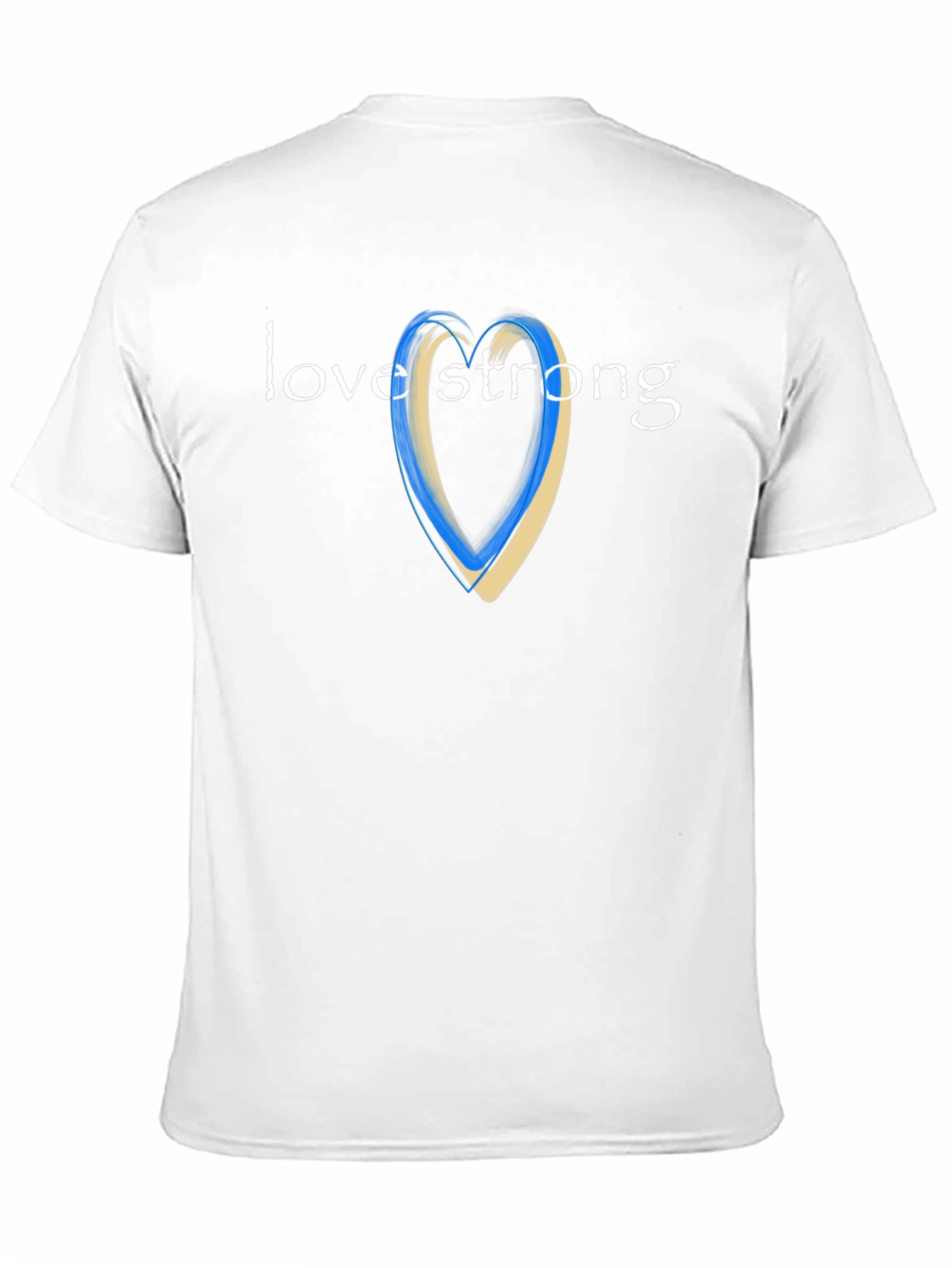 Love Strong Ukraine Heart T-Shirt