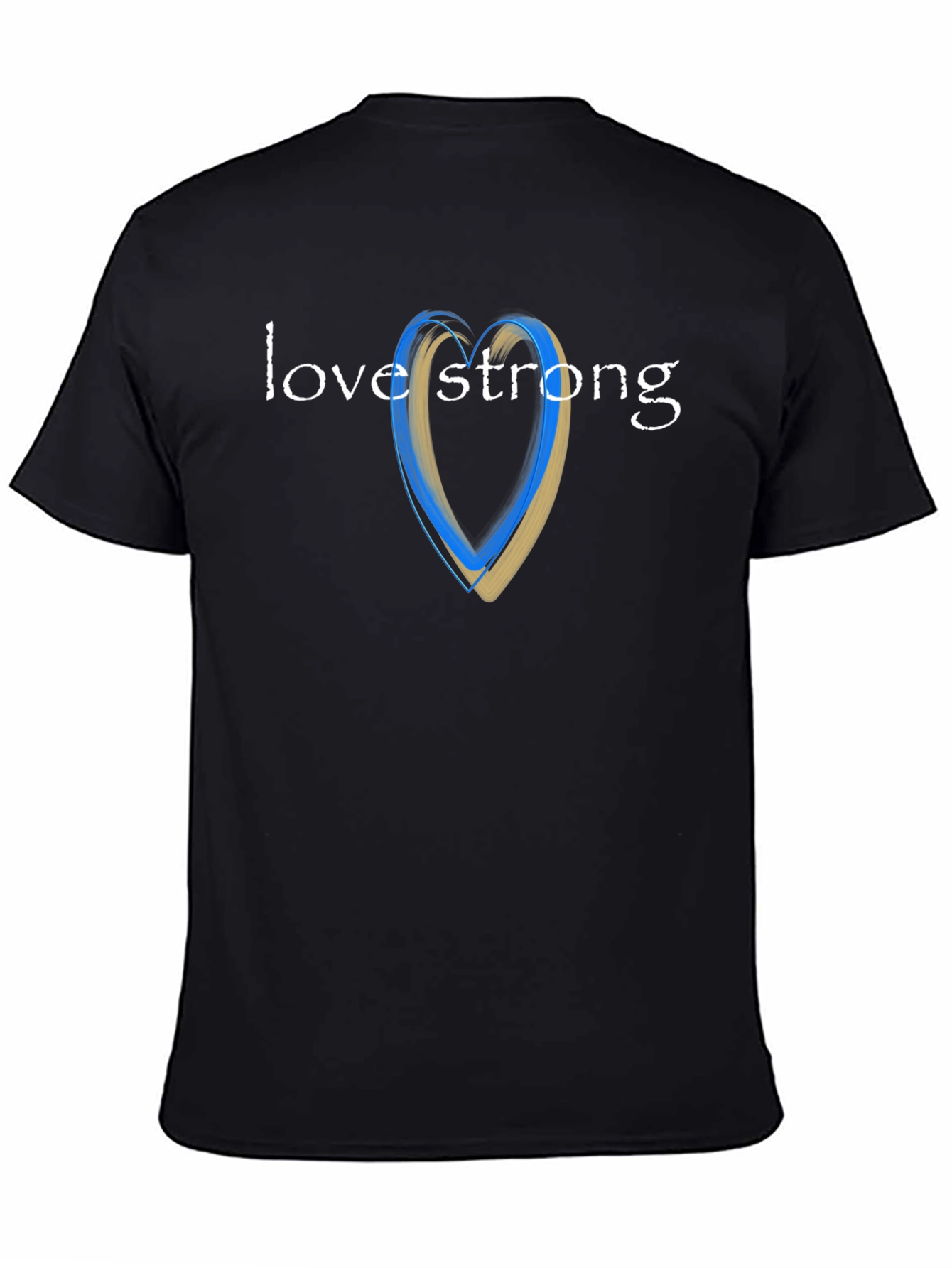 Love Strong Ukraine Heart T-Shirt