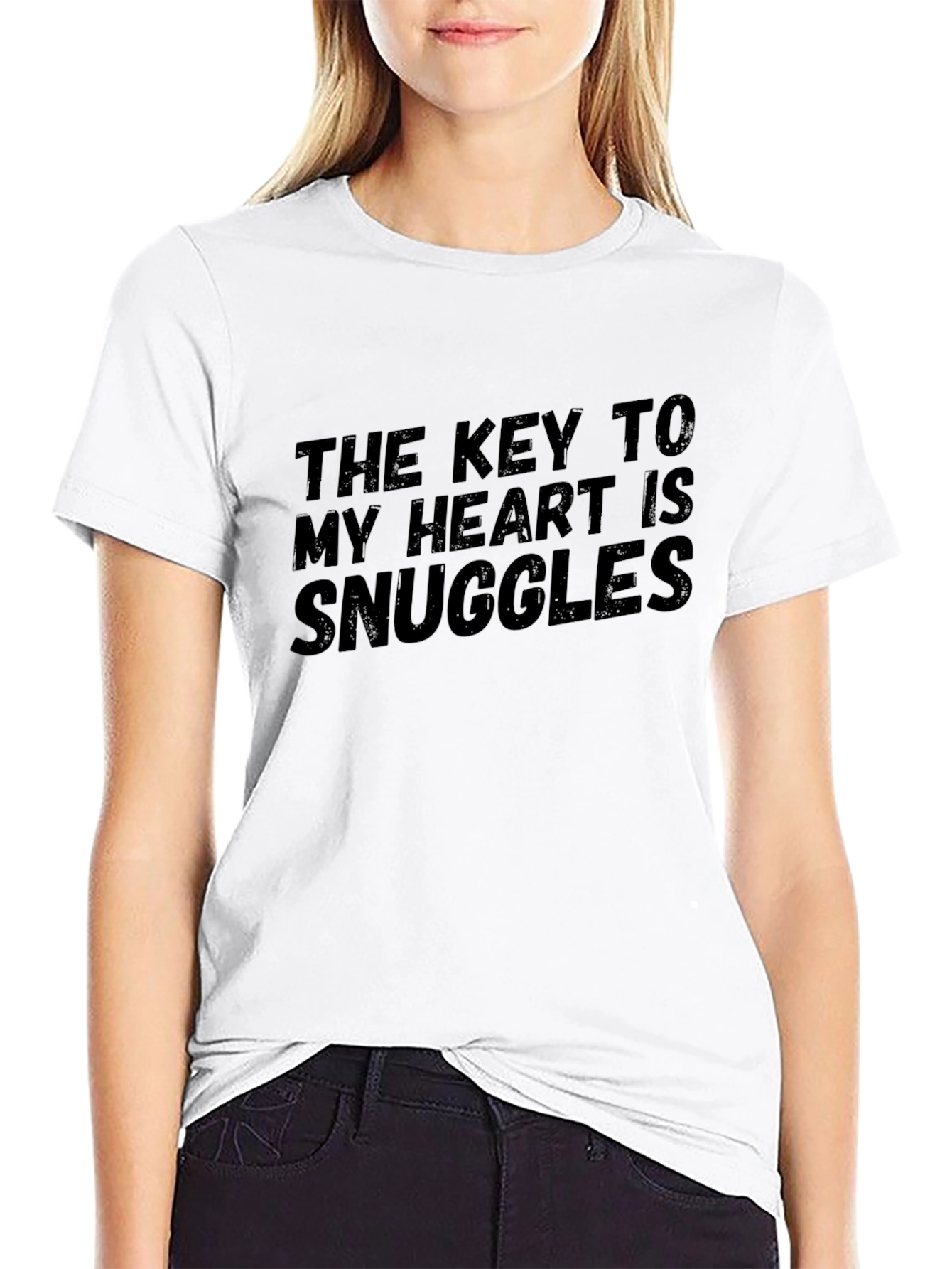 Snuggles Heart T-Shirt |  Mens Graphic Tee