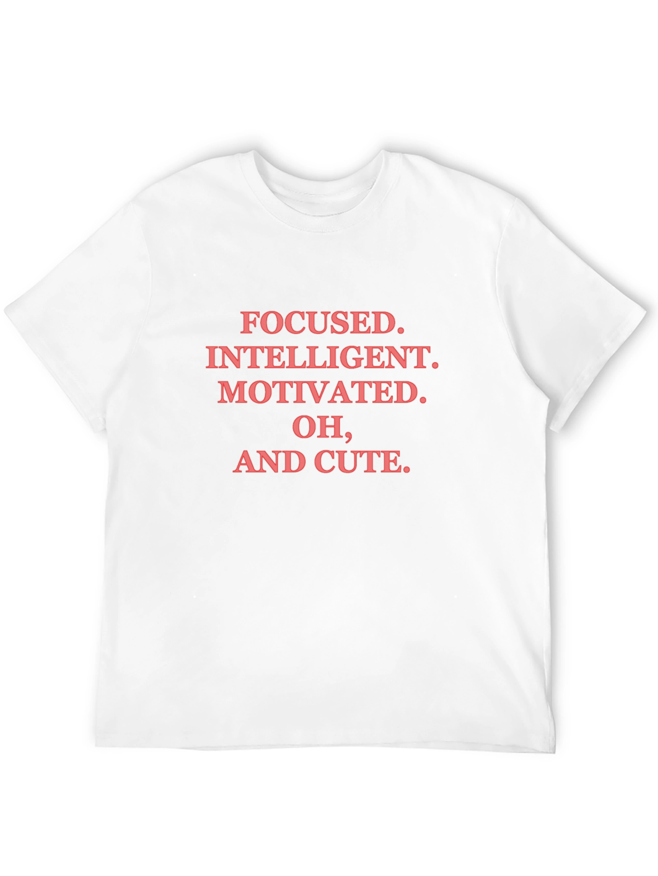 Focused Intelligent Cute Black T-Shirt