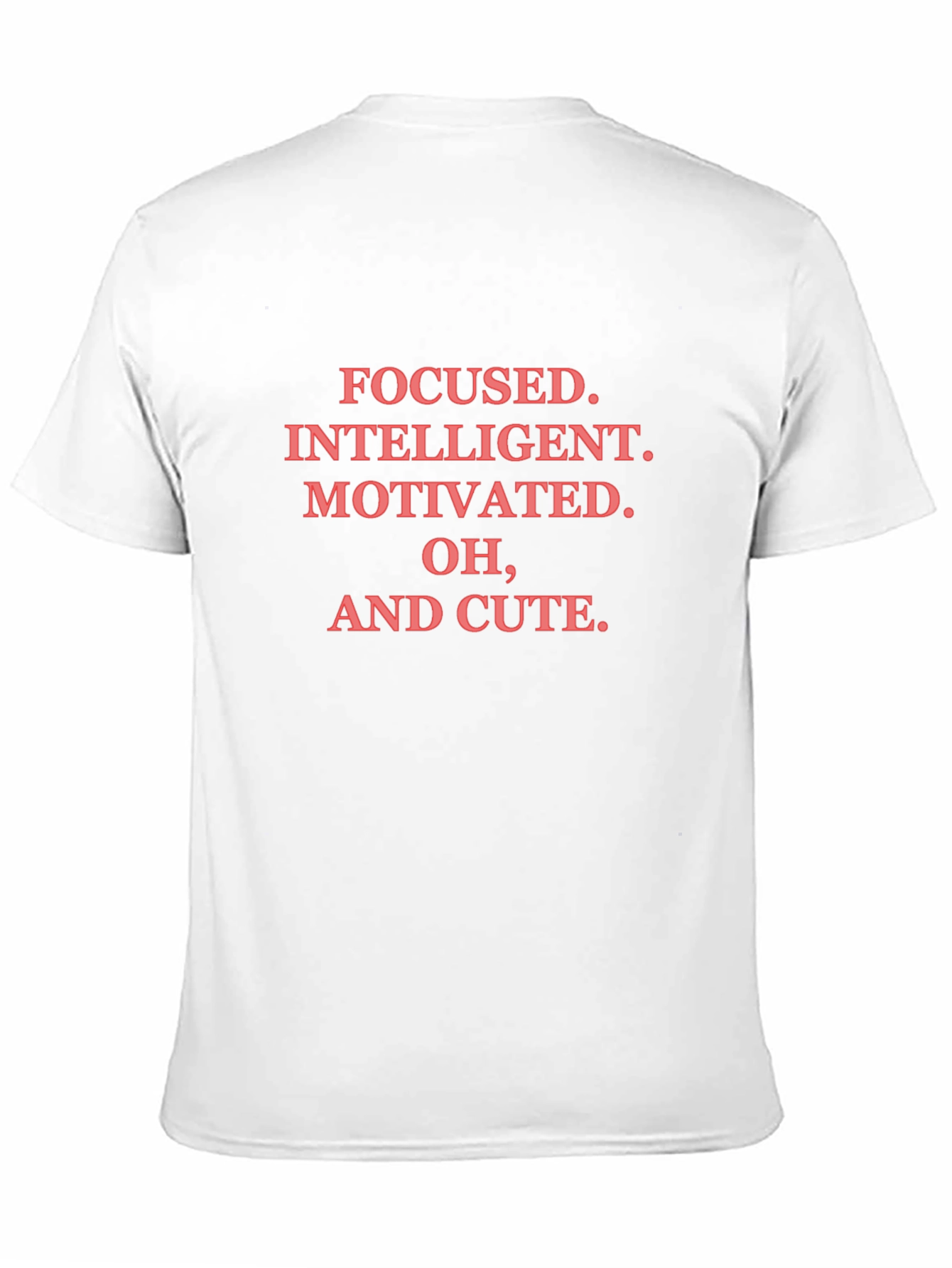Focused Intelligent Cute Black T-Shirt