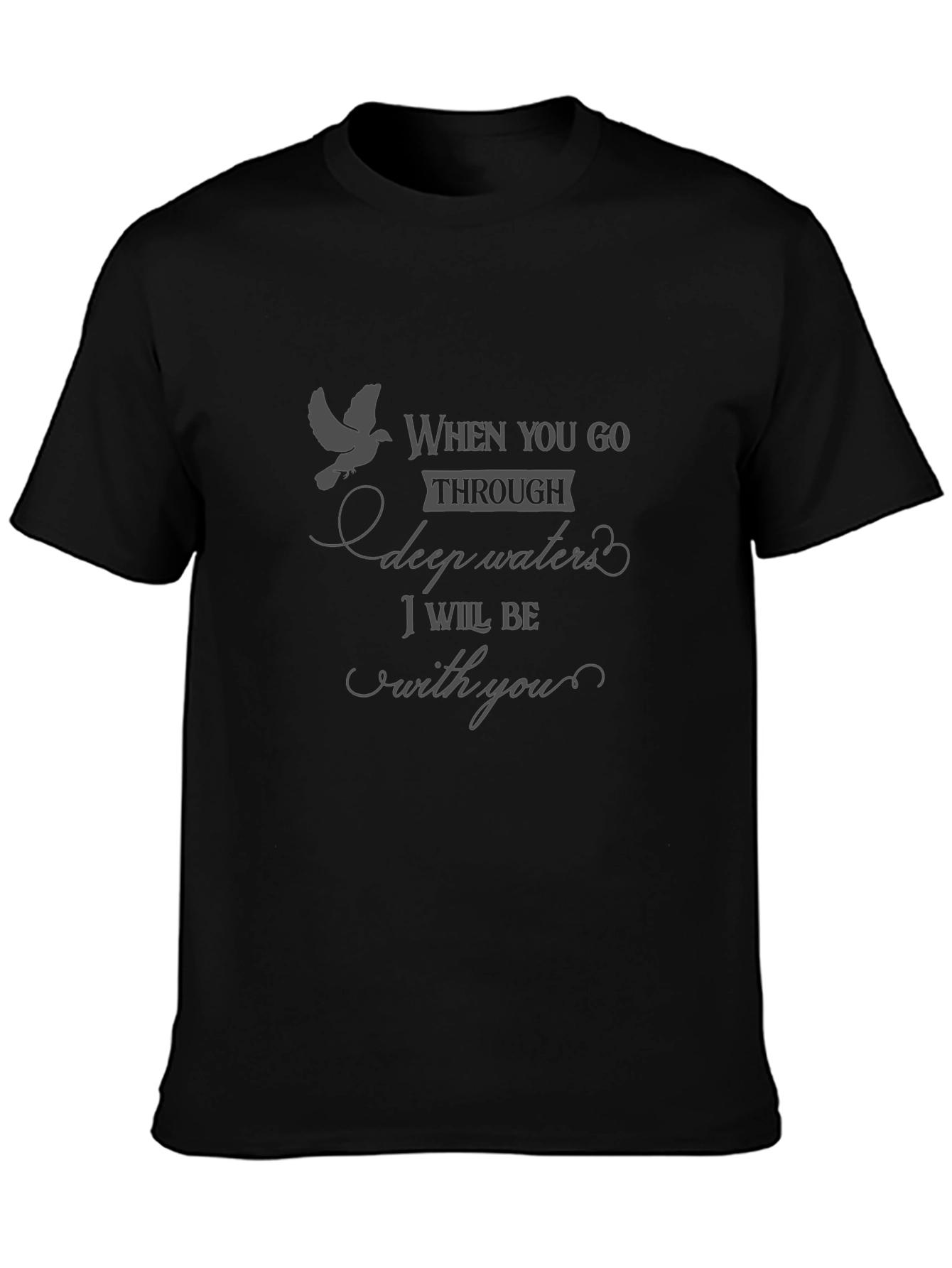 Faithful Dove Graphic T-Shirt: I will be with you