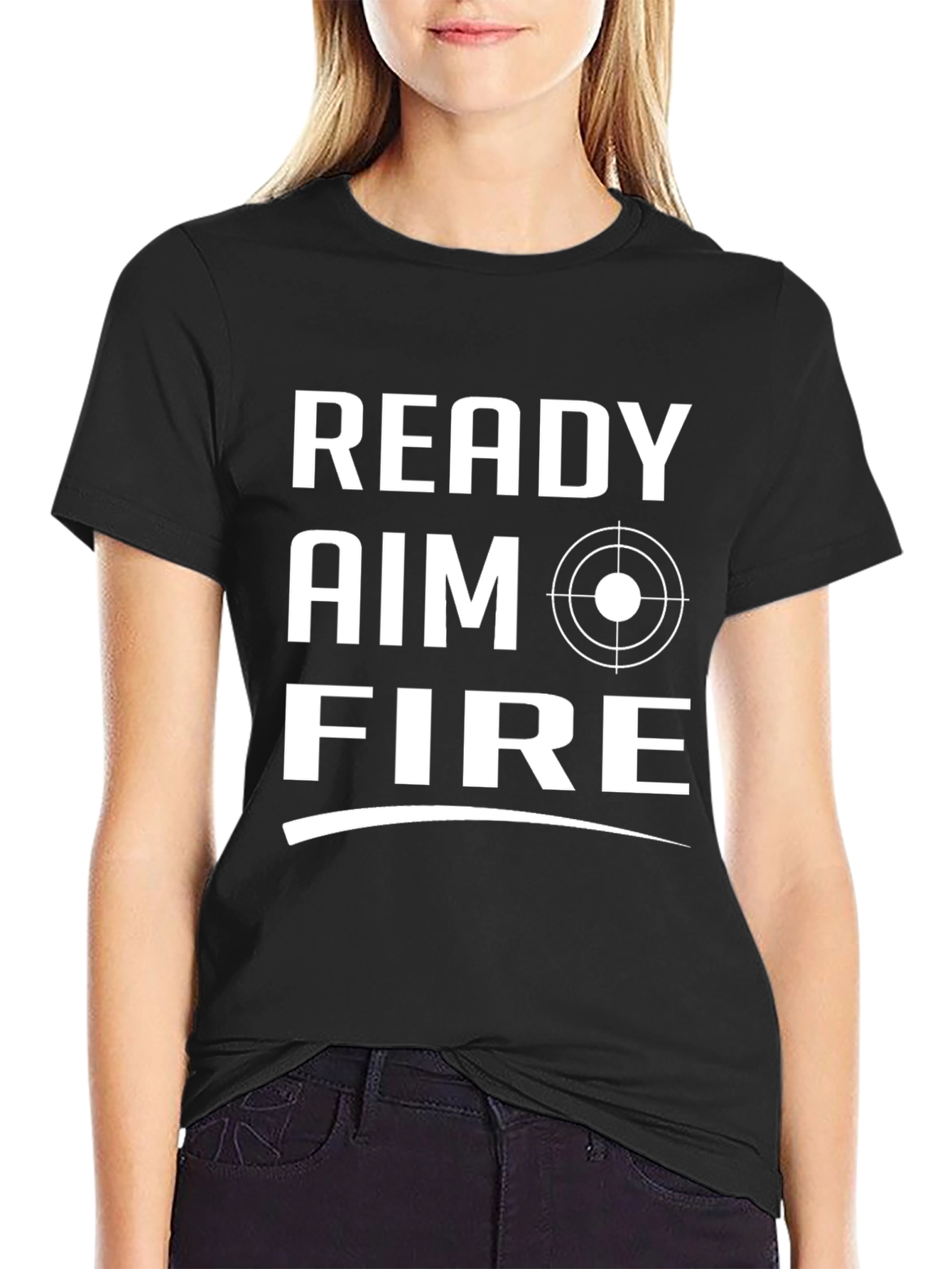 Ready Aim Fire T-Shirt - Target Graphic Tee